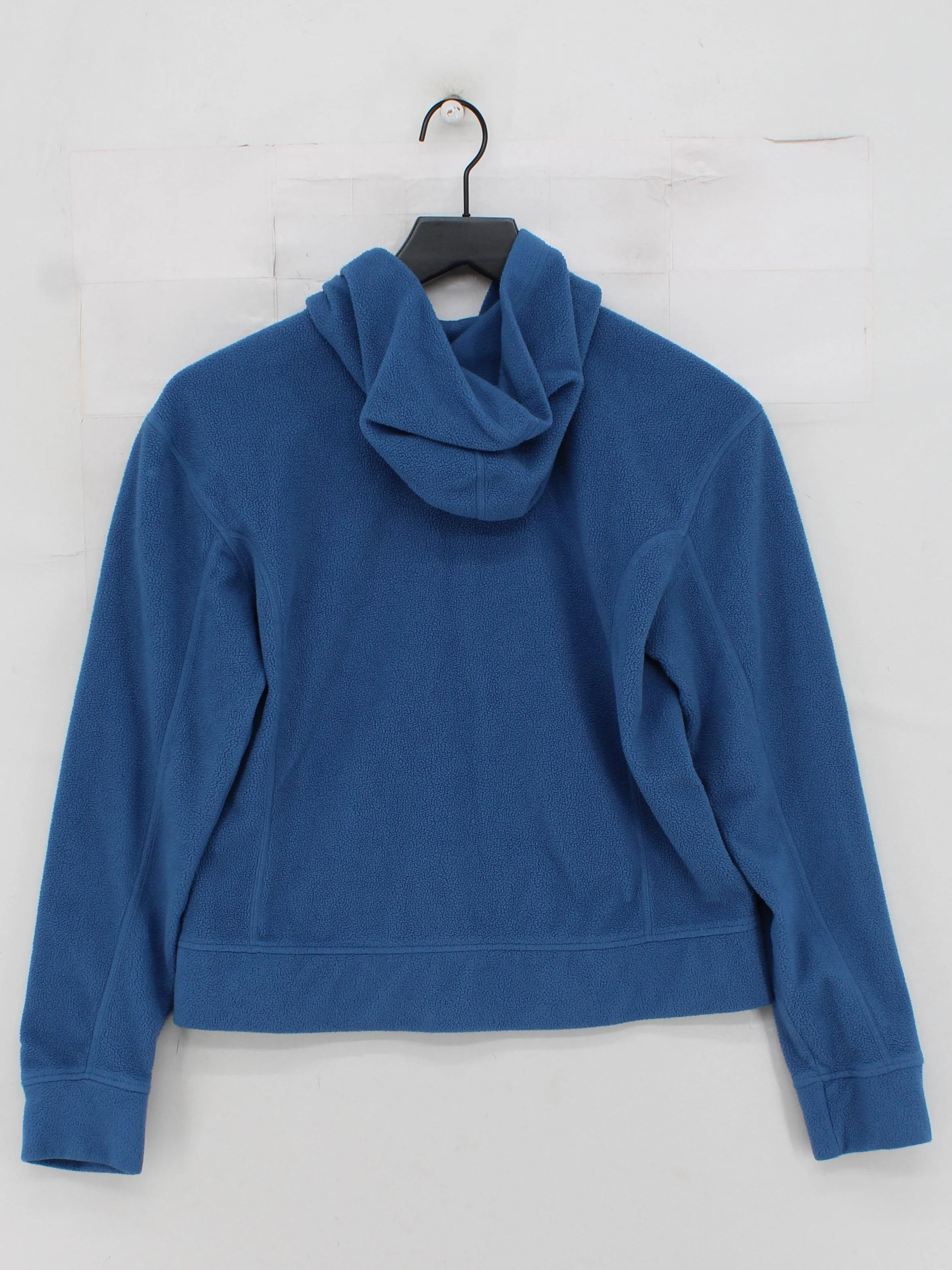 Patagonia Women's Hoodie M Blue 100% Polyester Pullover - Image 2