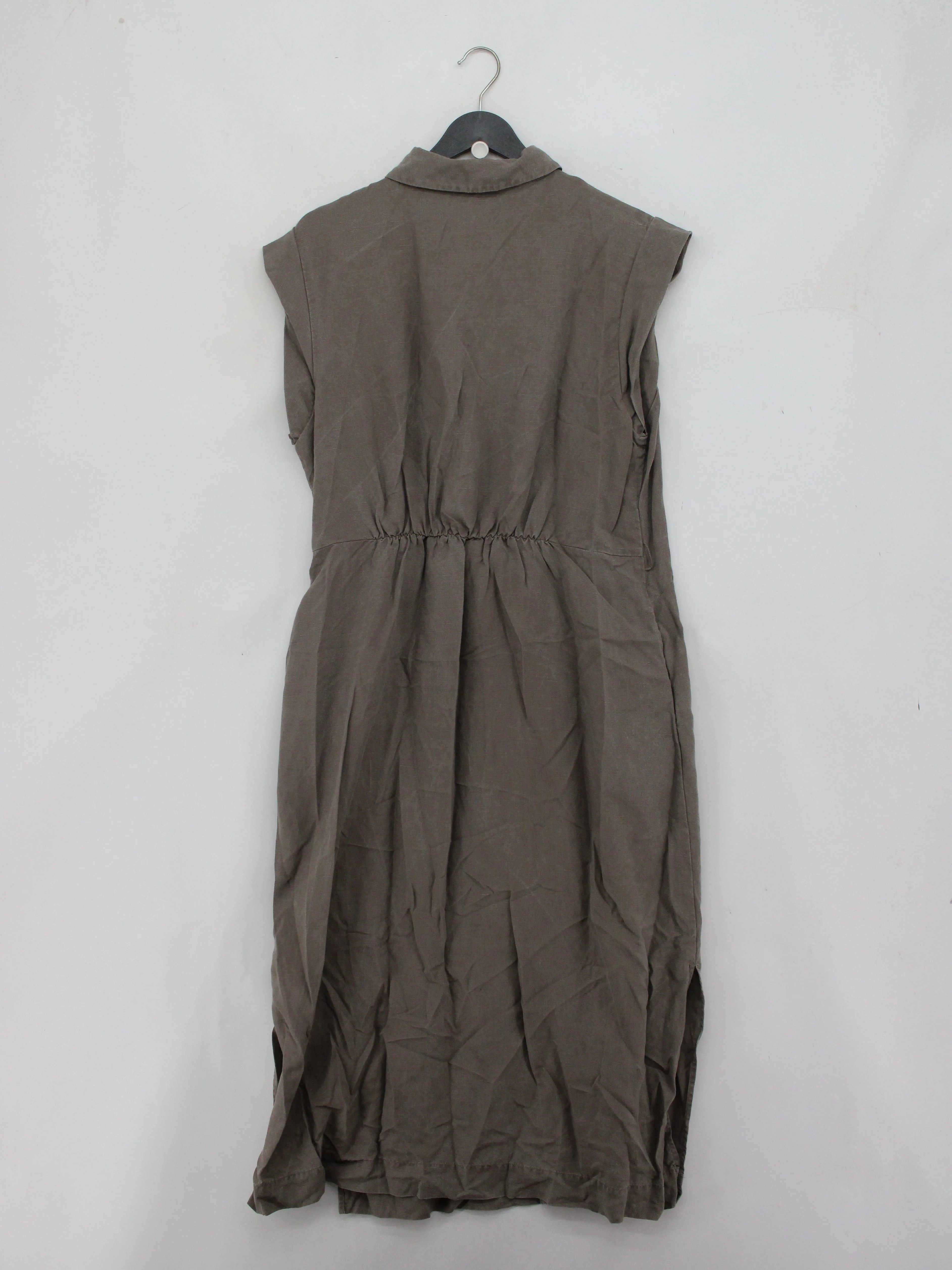 Paul Costelloe Shirt Maxi Dress UK16 in Grey - Image 2