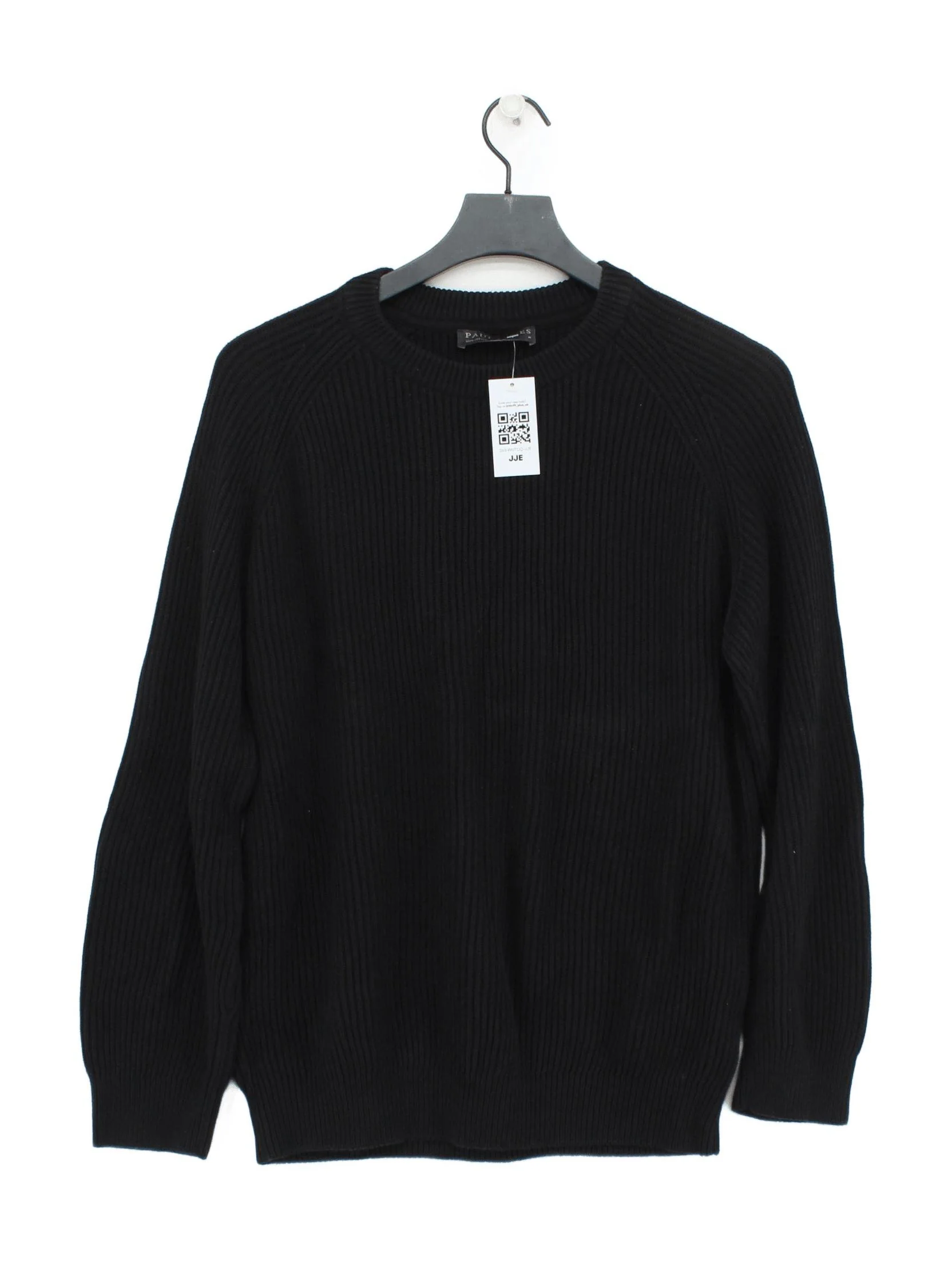 Paul James Men's Jumper M Black 100% Cotton Crew Neck Pullover