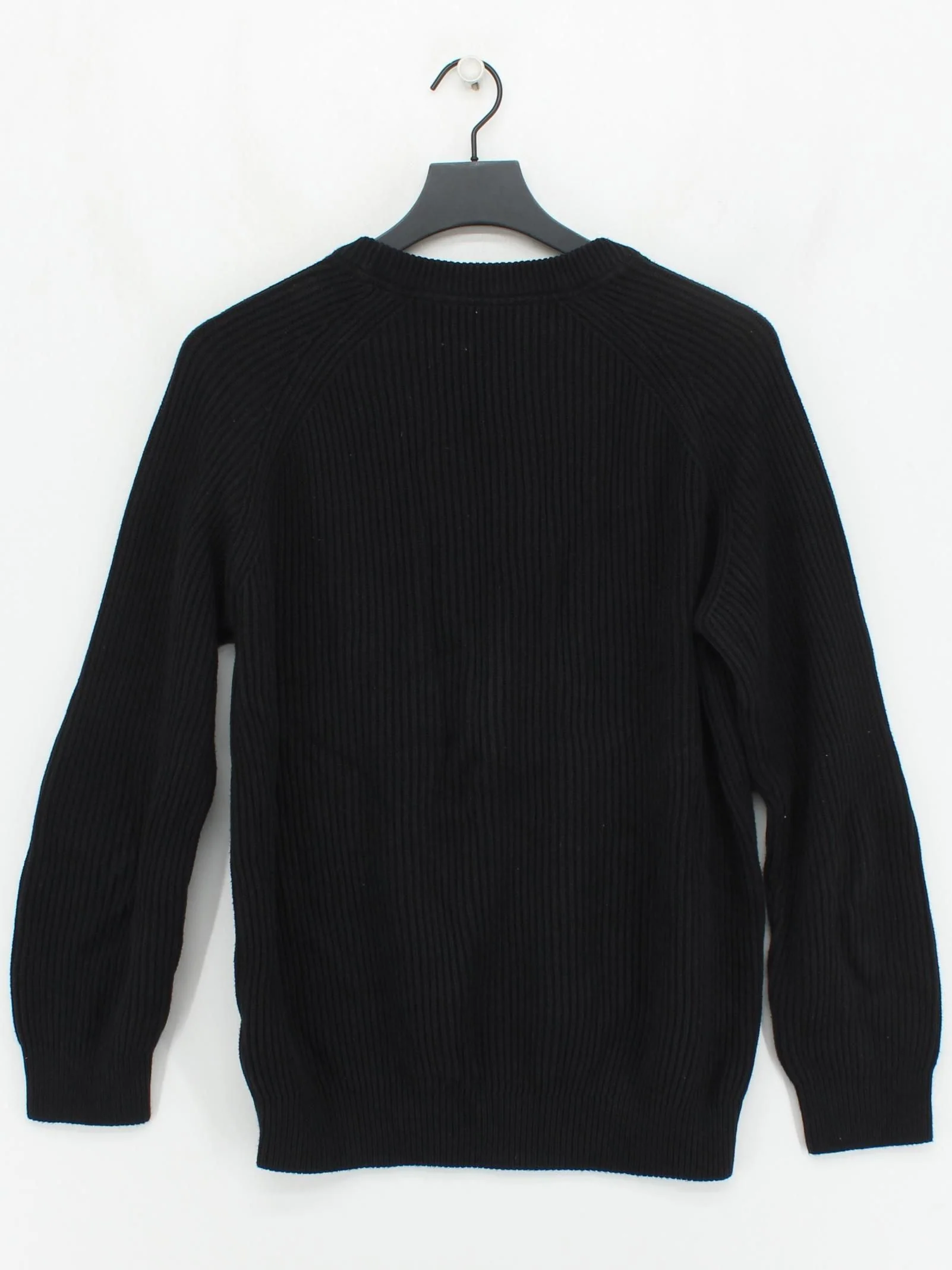 Paul James Men's Jumper M Black 100% Cotton Crew Neck Pullover - Image 2