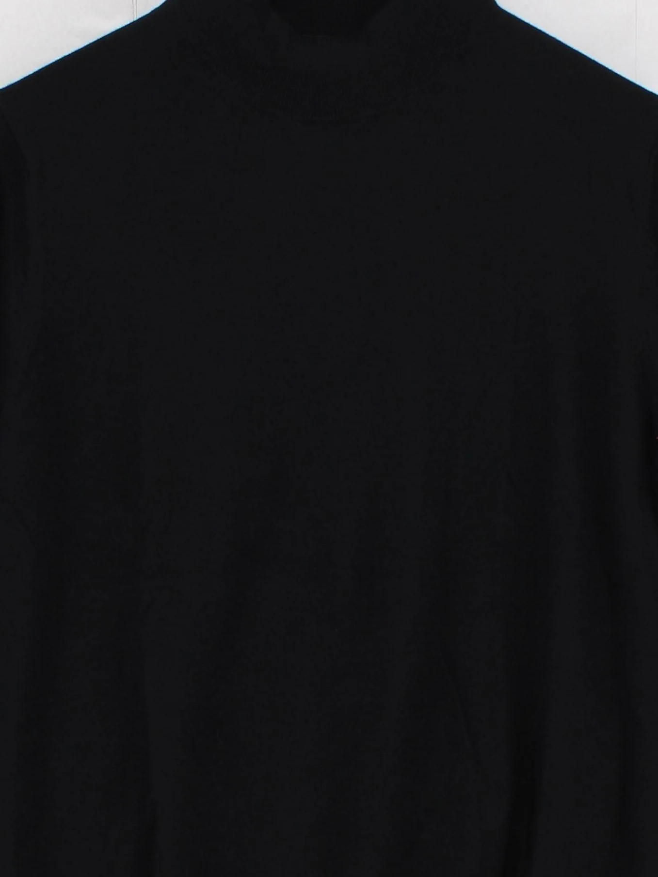 Paul James Men's Jumper S Black 100% Cotton Mock Neck Pullover - Image 3