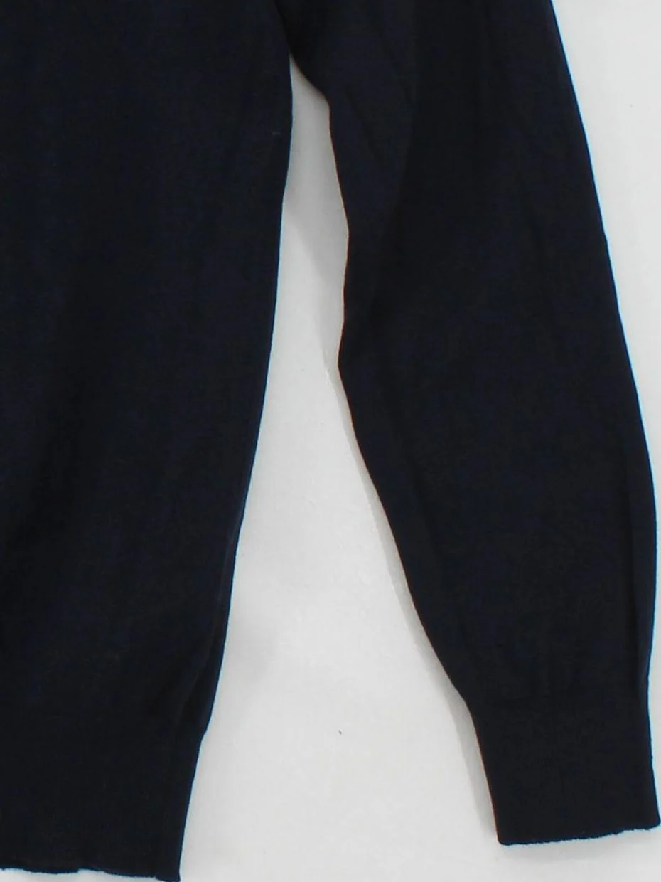 Paul James Men's Jumper S Blue 100% Cotton Roll Neck Pullover - Image 4