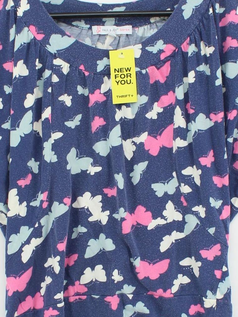 Paul & Joe Sister Women's Top S Blue Lyocell Modal with Cotton Basic - Image 3