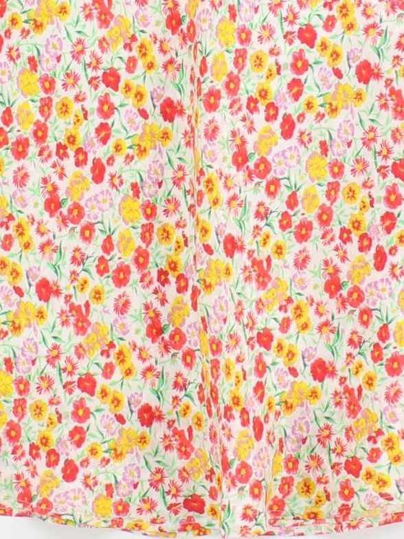 Paul & Joe Women's Mini Skirt UK 12 Multi Floral Silk with Acetate Short Mini - Image 4
