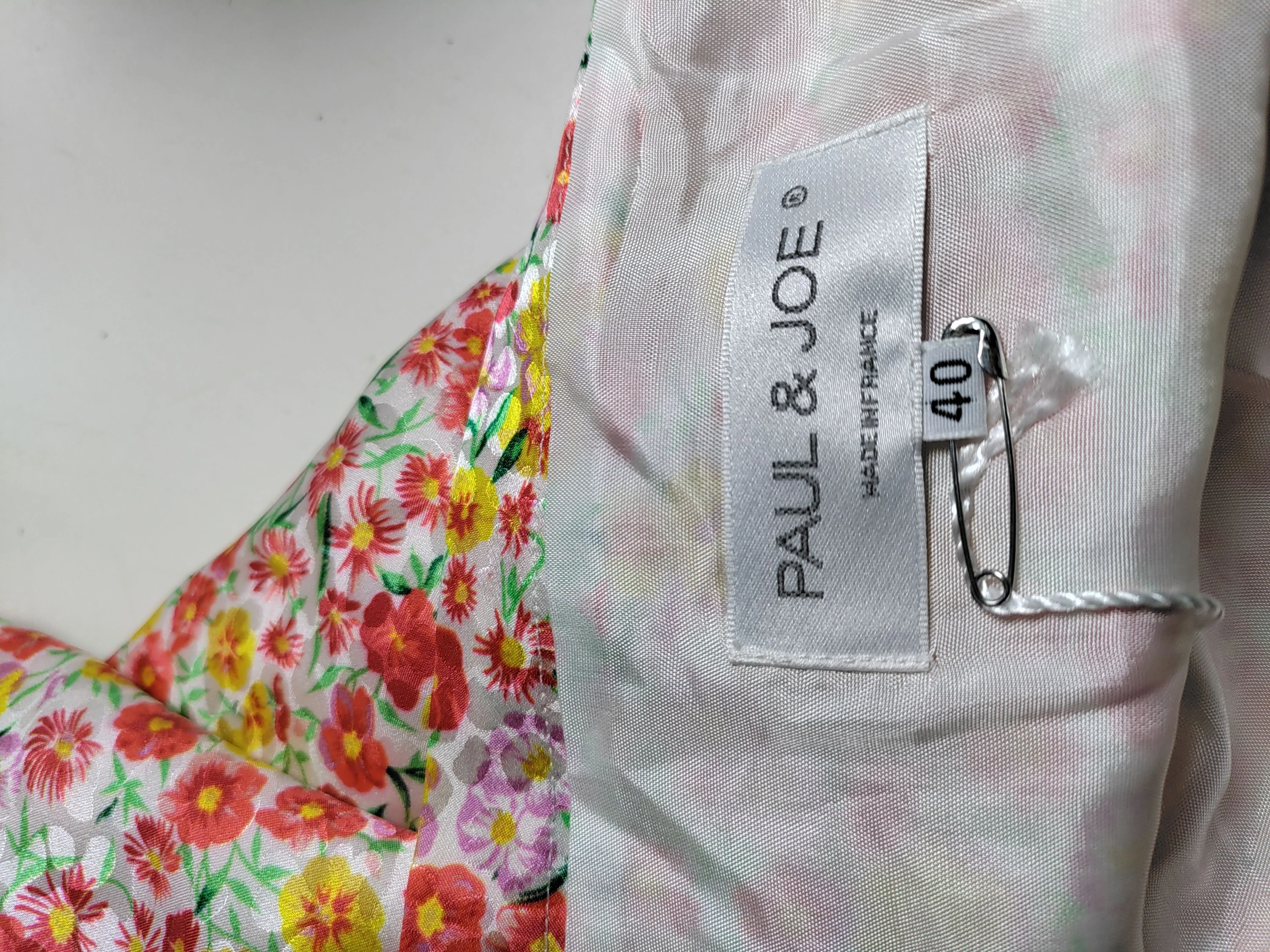 Paul & Joe Women's Mini Skirt UK 12 Multi Floral Silk with Acetate Short Mini - Image 5