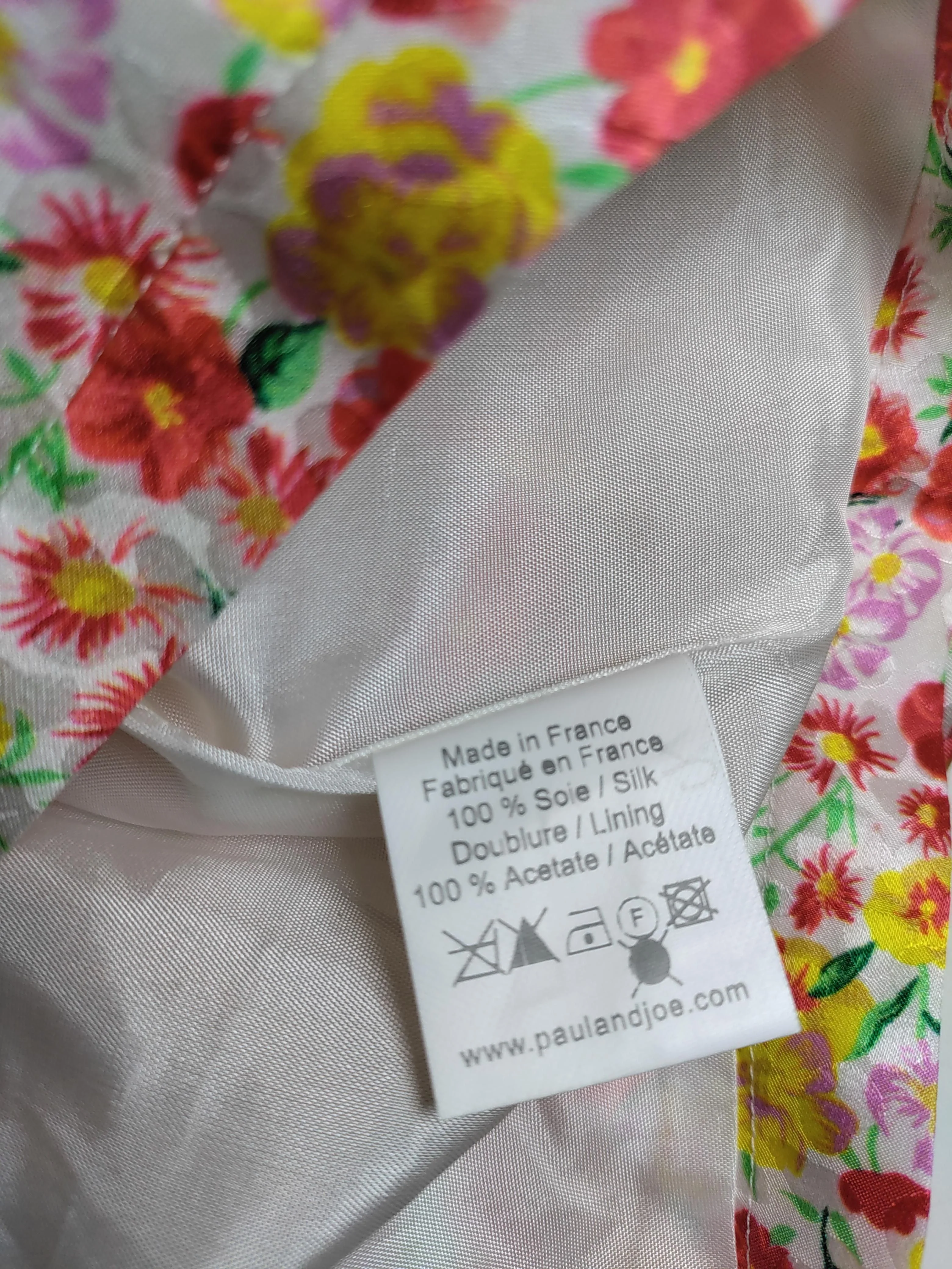 Paul & Joe Women's Mini Skirt UK 12 Multi Floral Silk with Acetate Short Mini - Image 6