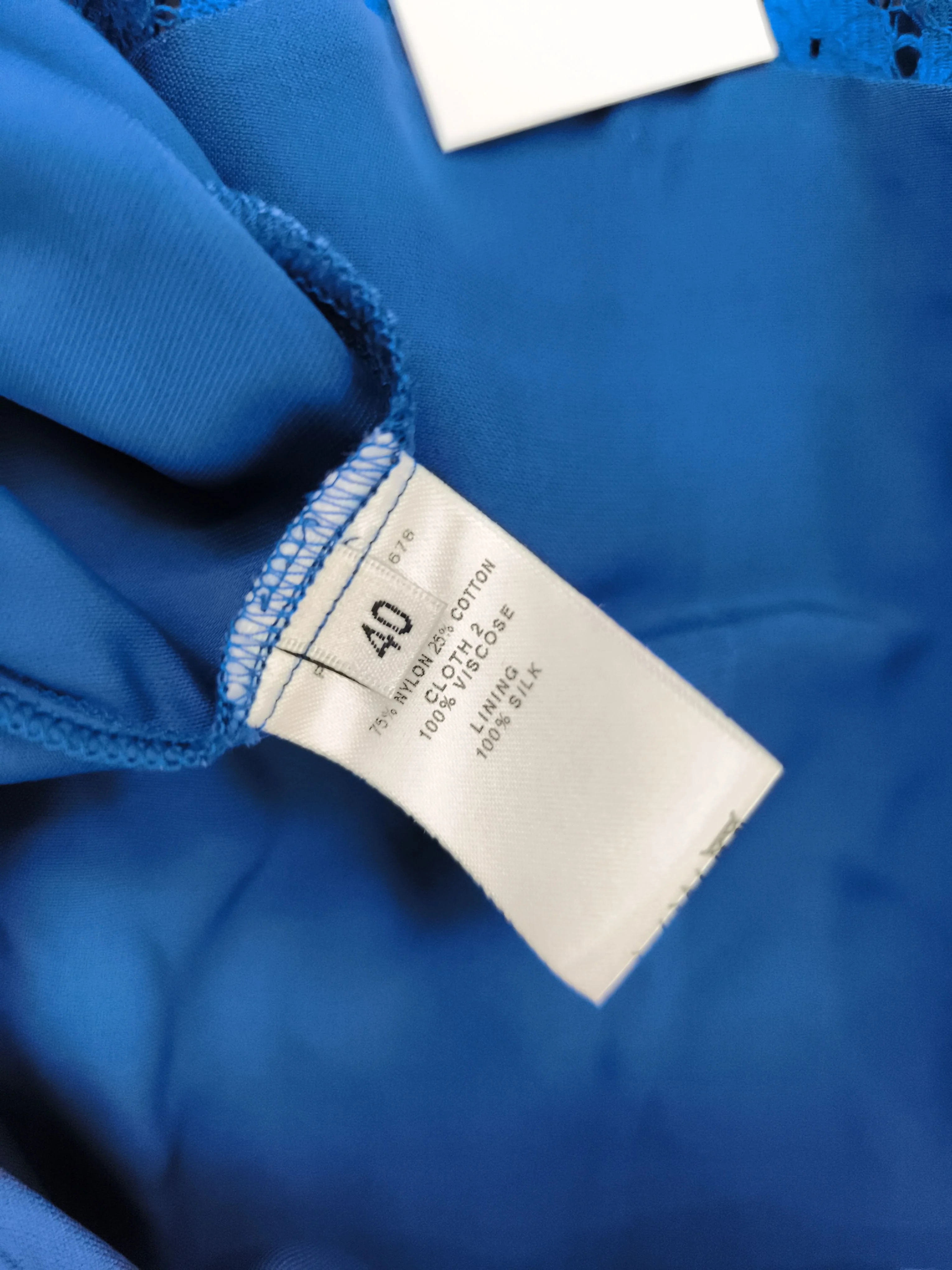 Paul Smith A-Line Midi Dress in Blue RRP £420 - Image 7