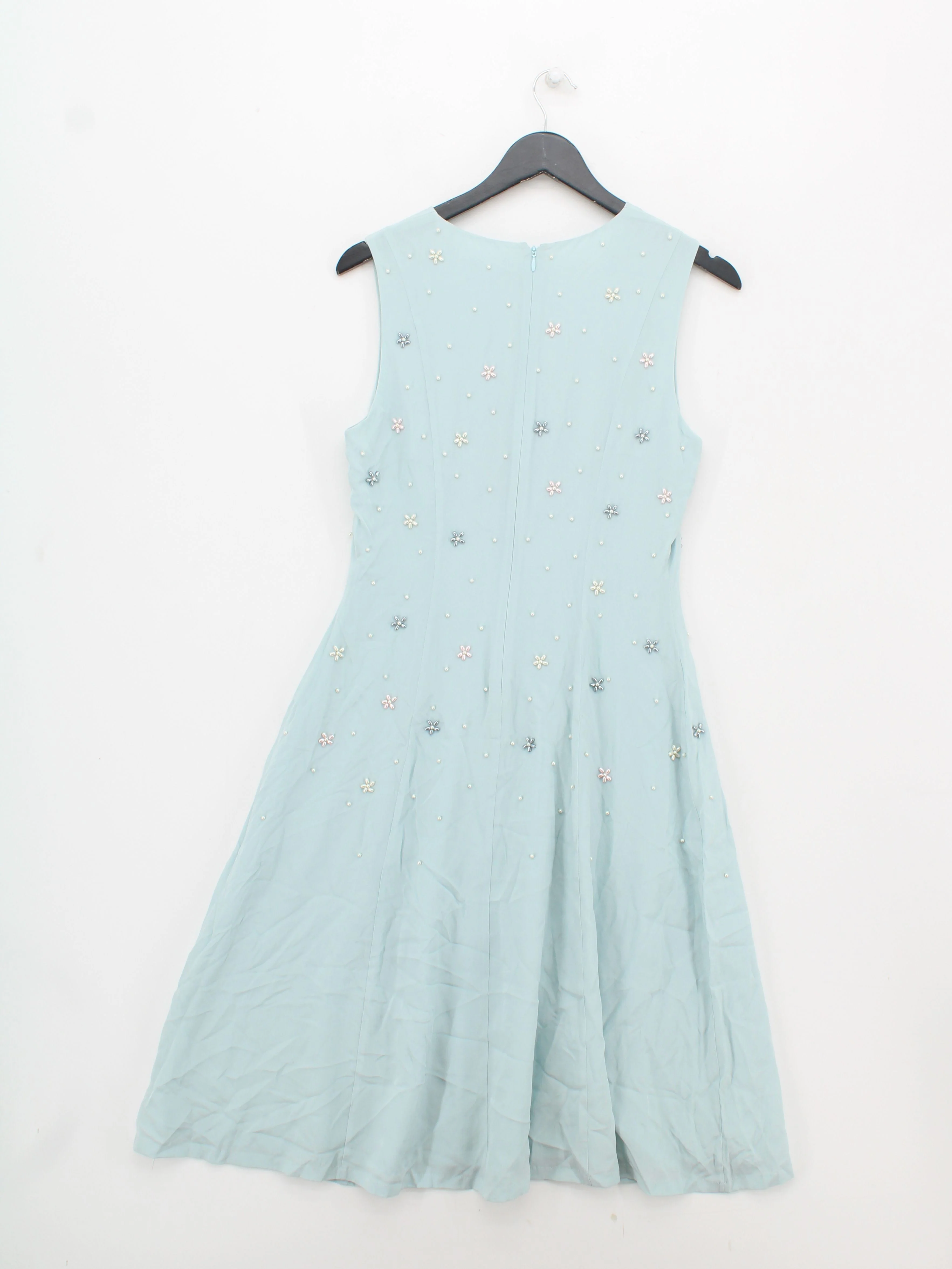 Paul Smith A-Line Midi Dress M in Blue RRP £420 - Image 2