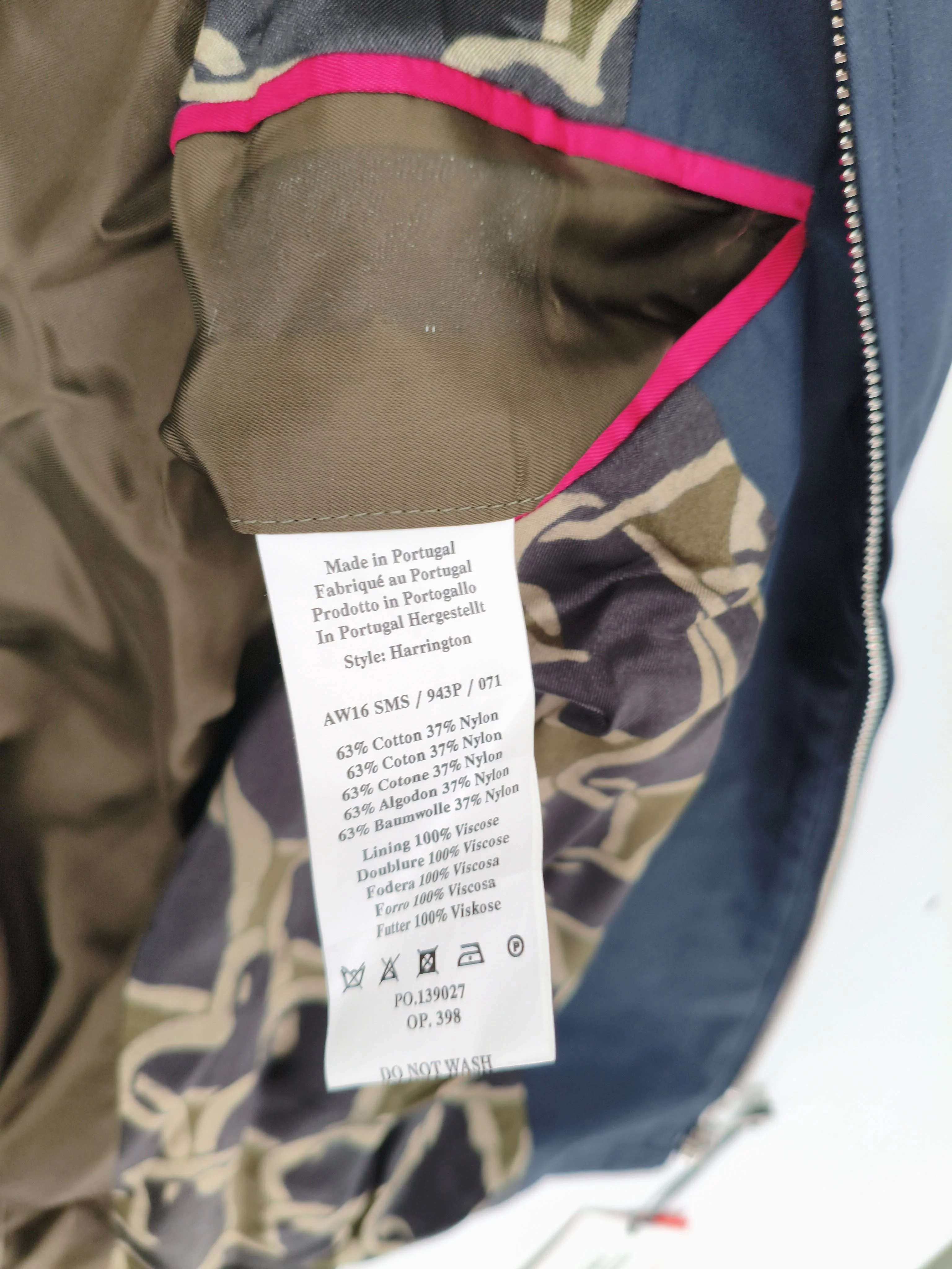 Paul Smith Bomber Jacket jacket blue RRP £439 - Image 8