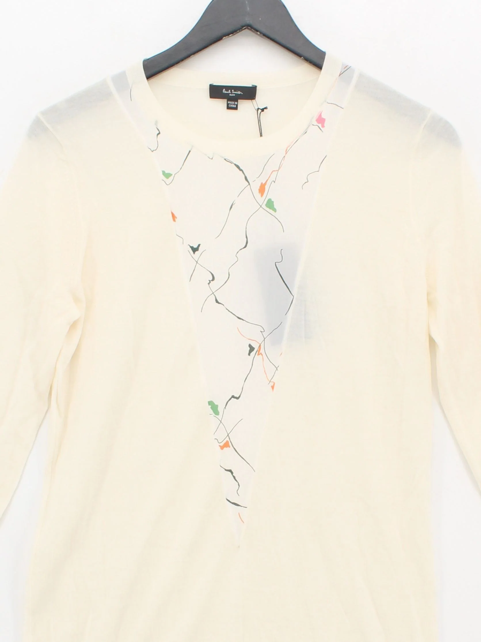 Paul Smith Jumper Midi Dress M in Cream RRP £420 - Image 3