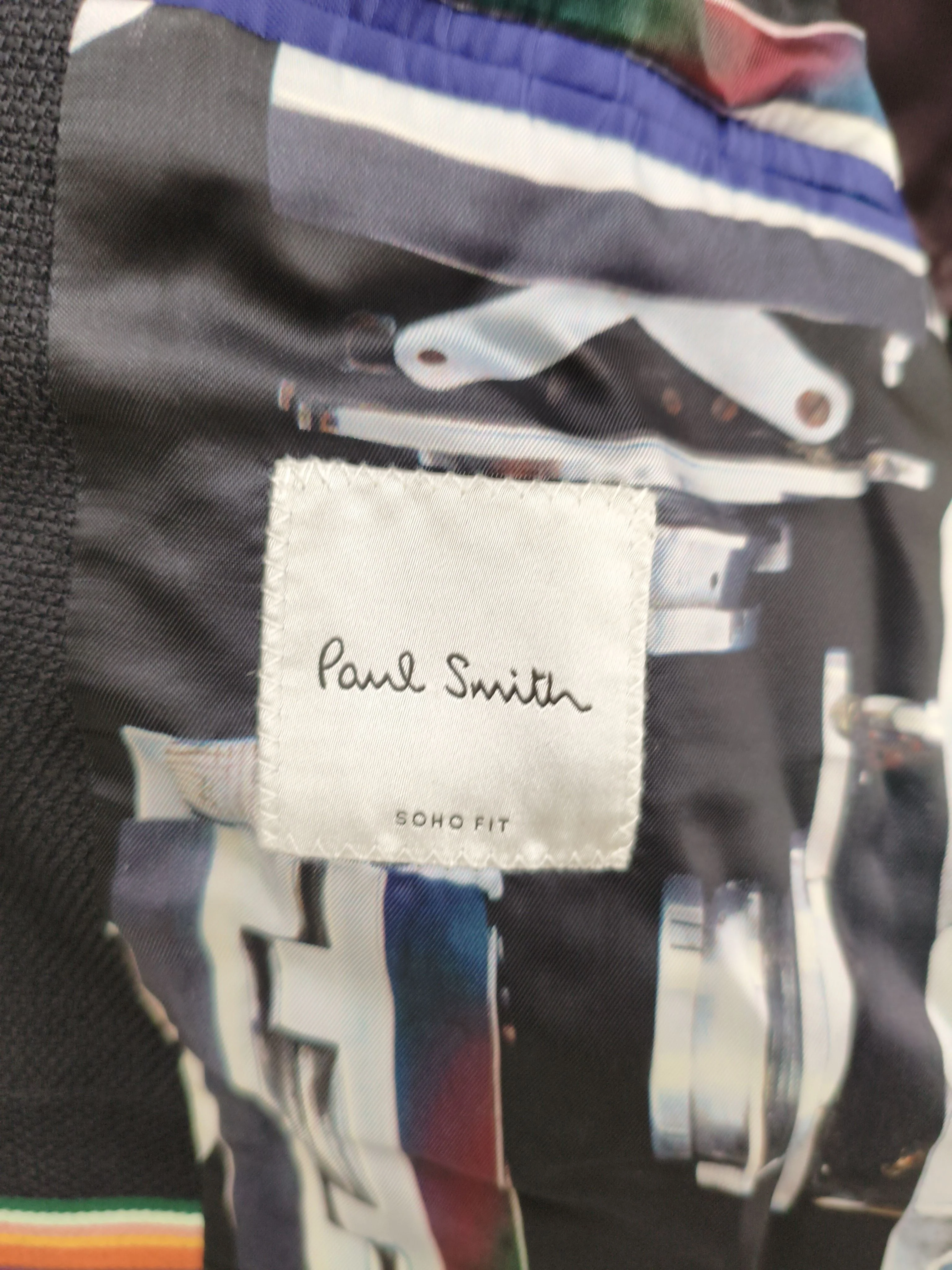 Paul Smith Men's Blazer Chest: 36 in Black 100% Other Overcoat New with tags - Image 5