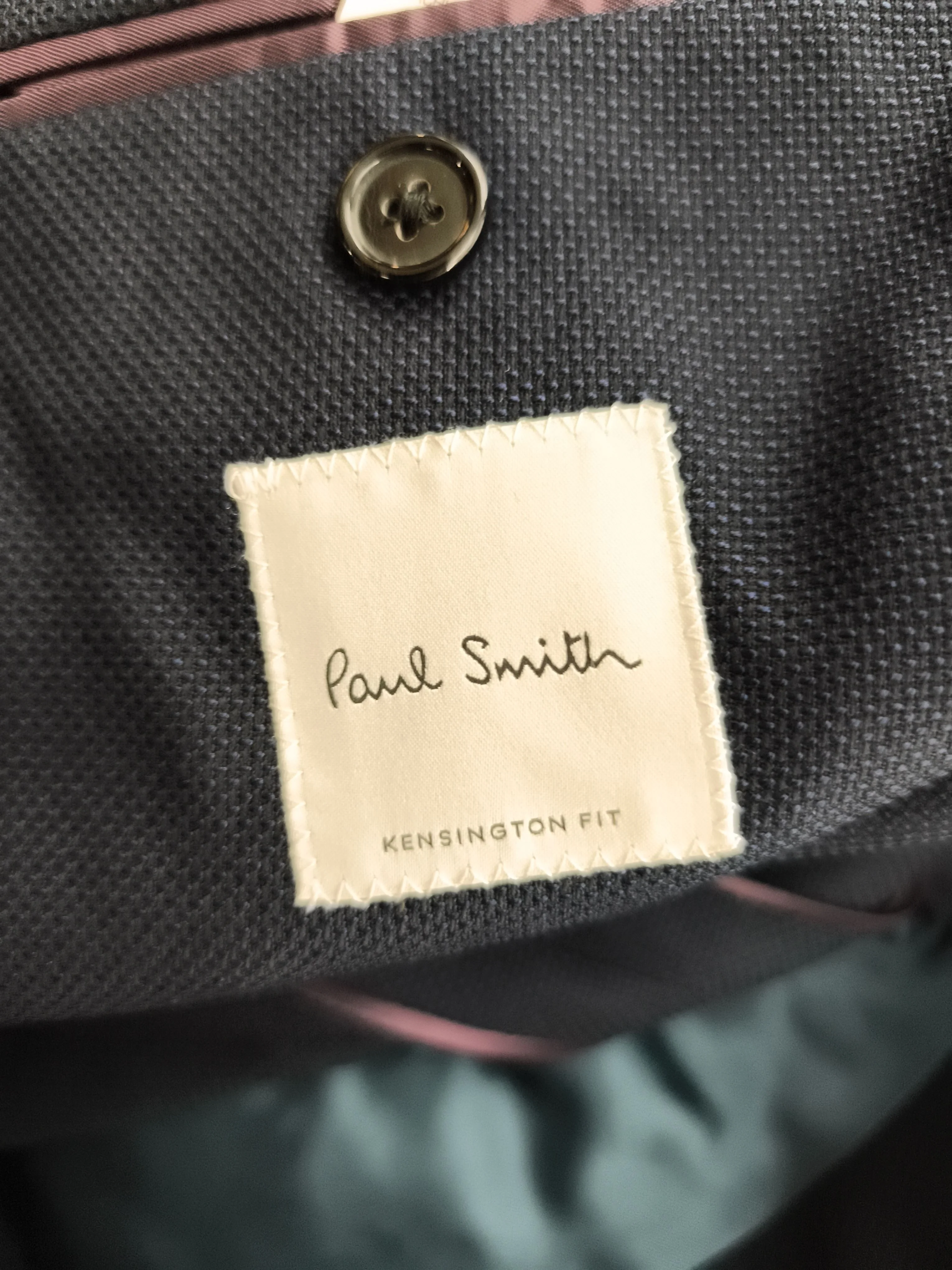 Paul Smith Men's Blazer Chest: 36 in Blue Wool with Rayon Overcoat New with tags - Image 5