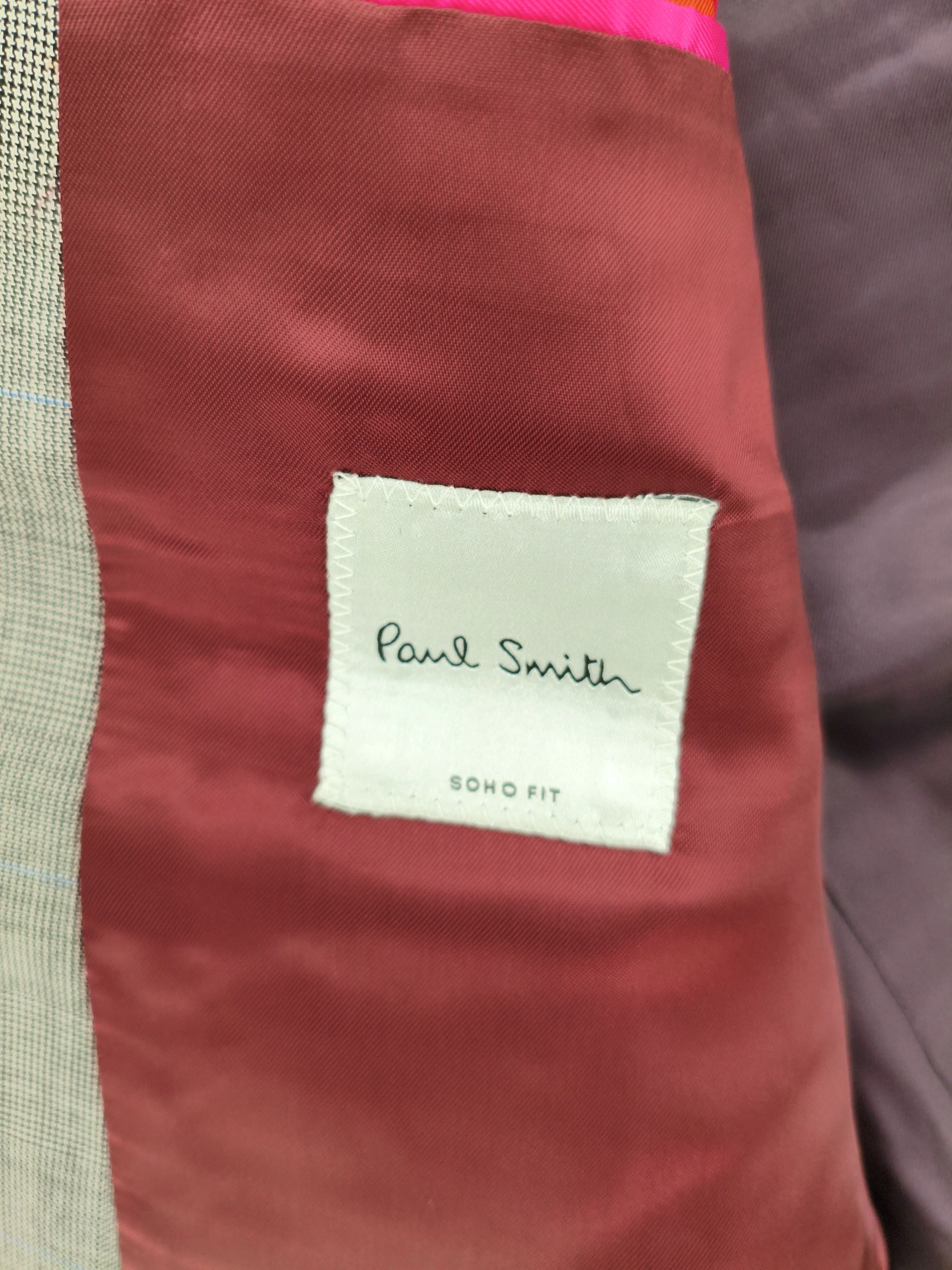 Paul Smith Men's Blazer Chest: 36 in Grey 100% Wool Overcoat New with tags - Image 5