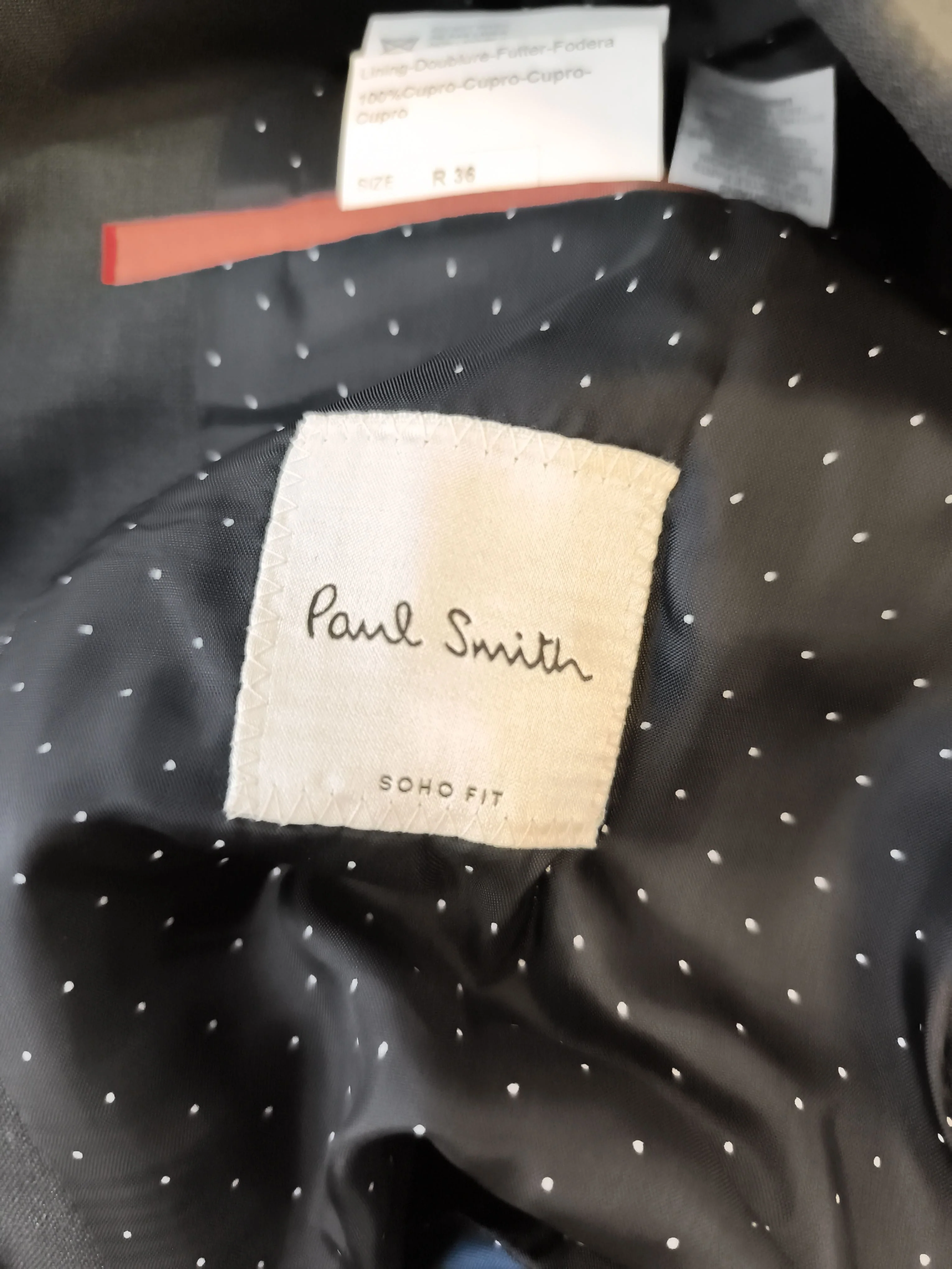 Paul Smith Men's Blazer Chest: 36 in Grey Wool New with tags - Image 5