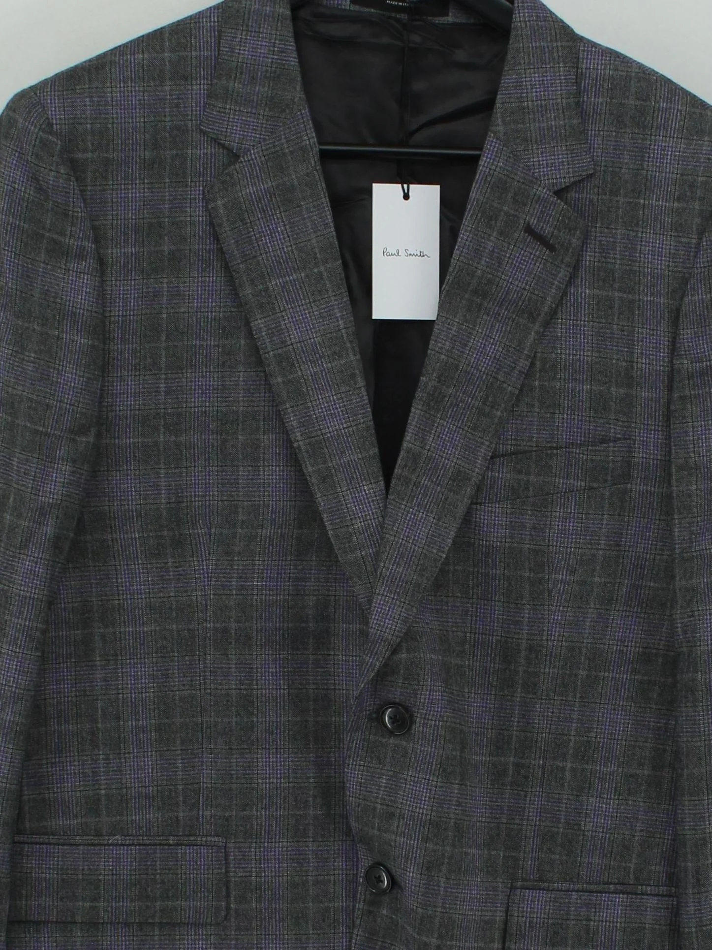 Paul Smith Men's Blazer Chest: 37 in Grey Wool New with tags - Image 3