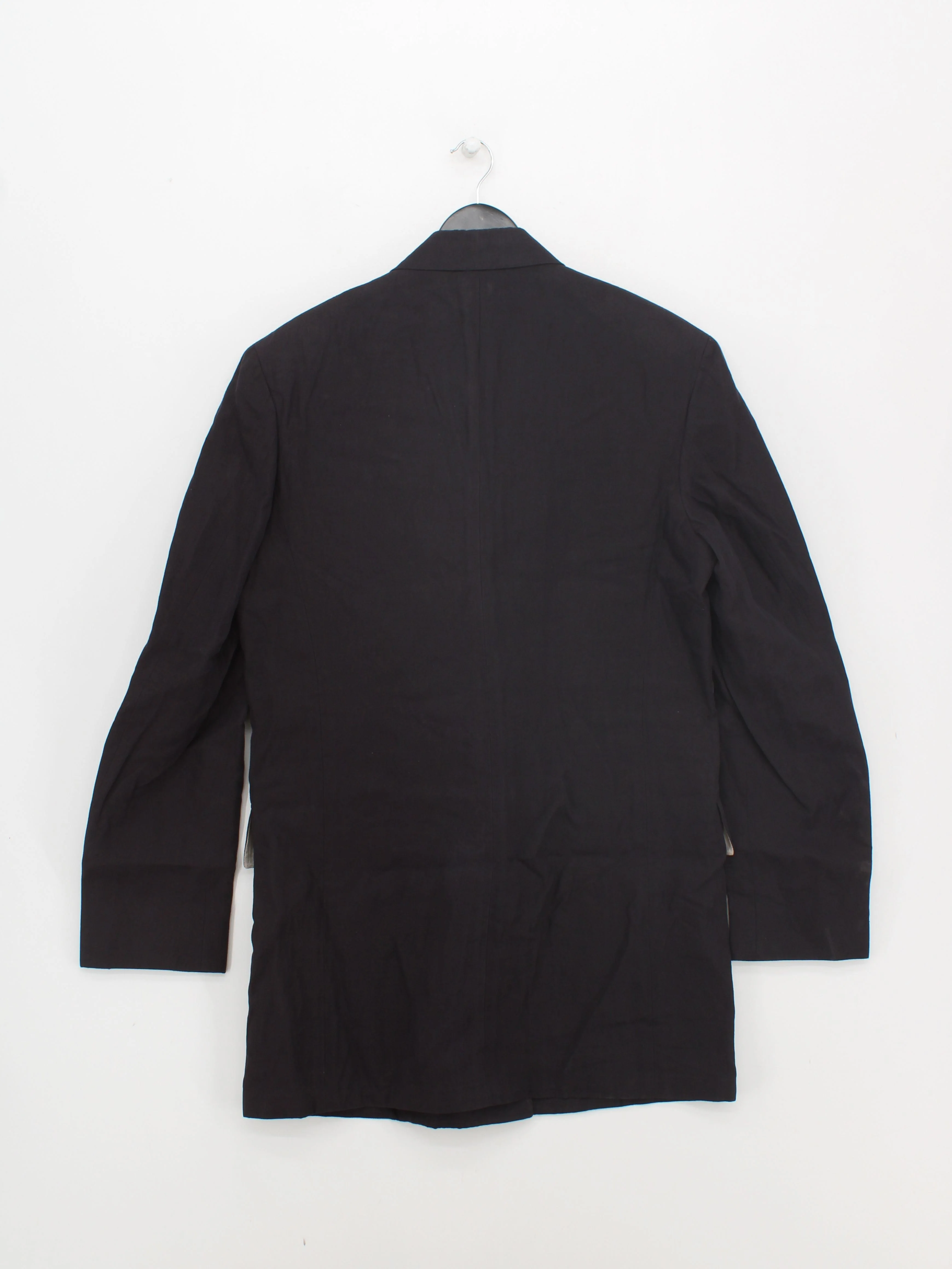 Paul Smith Men's Blazer Chest: 38 in Black 100% Linen Overcoat New with tags - Image 2