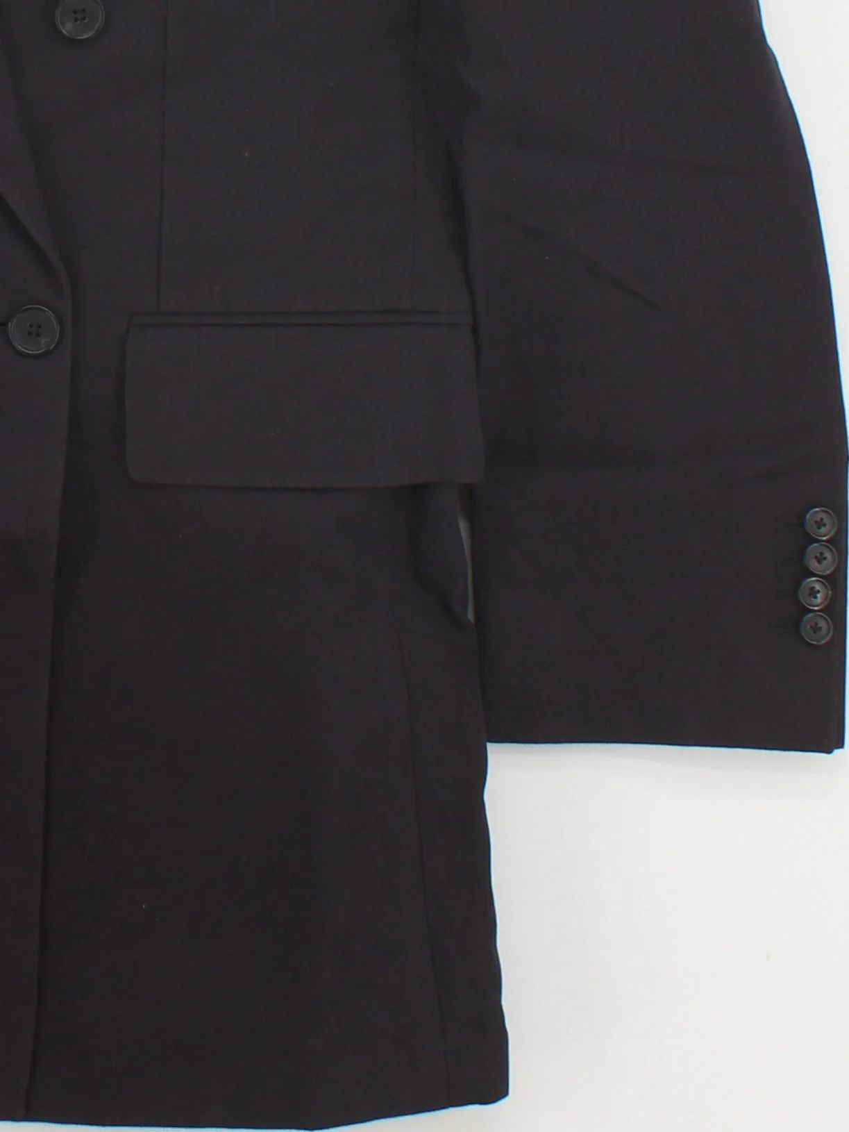 Paul Smith Men's Blazer Chest: 38 in Black 100% Linen Overcoat New with tags - Image 4