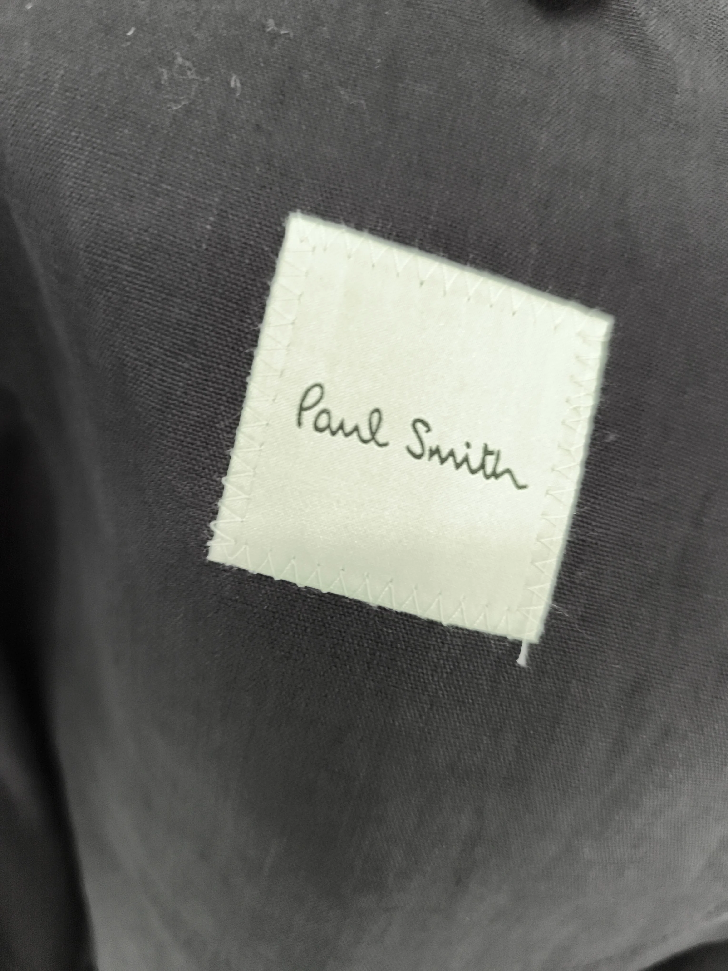Paul Smith Men's Blazer Chest: 38 in Black 100% Linen Overcoat New with tags - Image 5