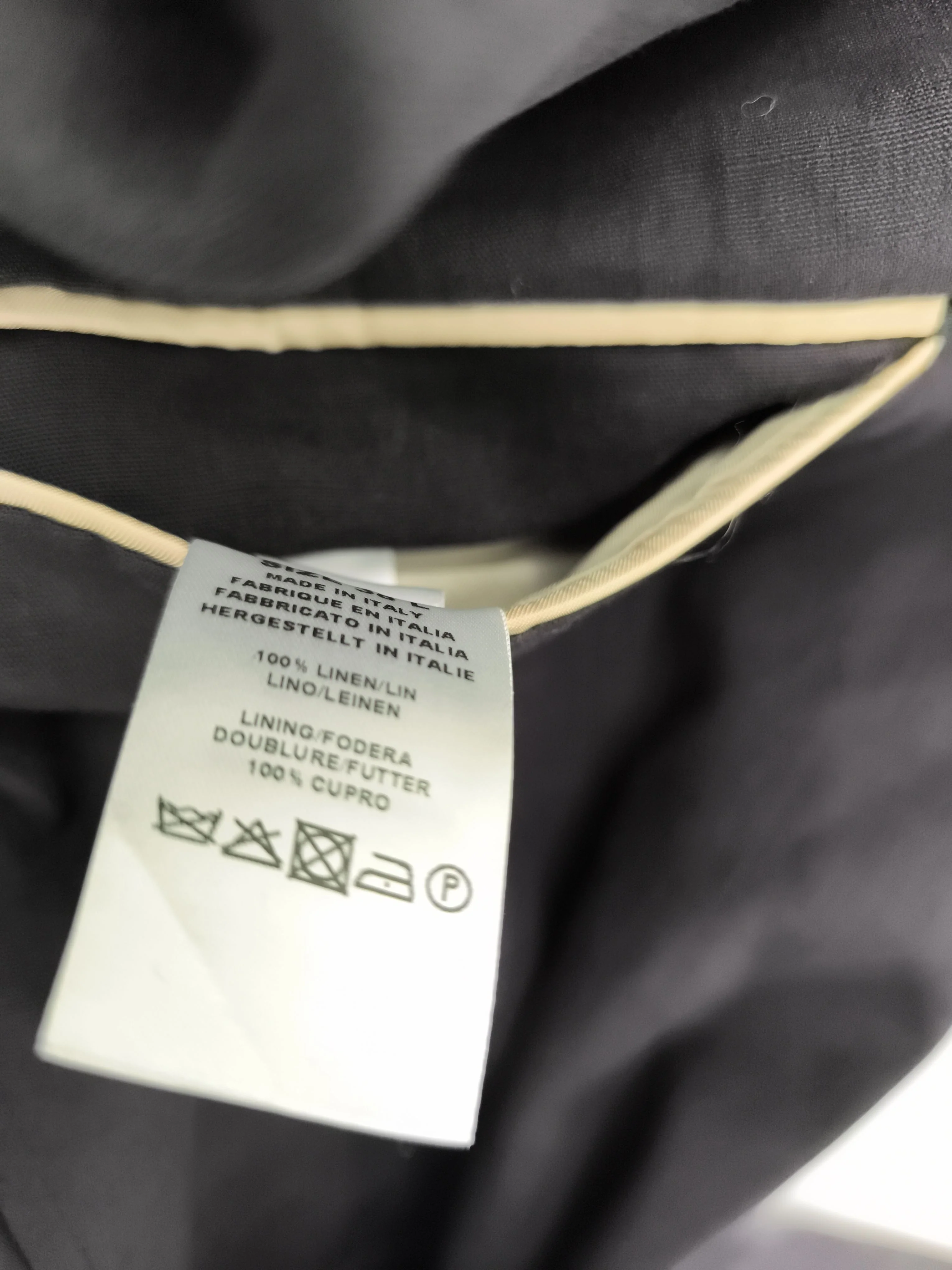 Paul Smith Men's Blazer Chest: 38 in Black 100% Linen Overcoat New with tags - Image 6