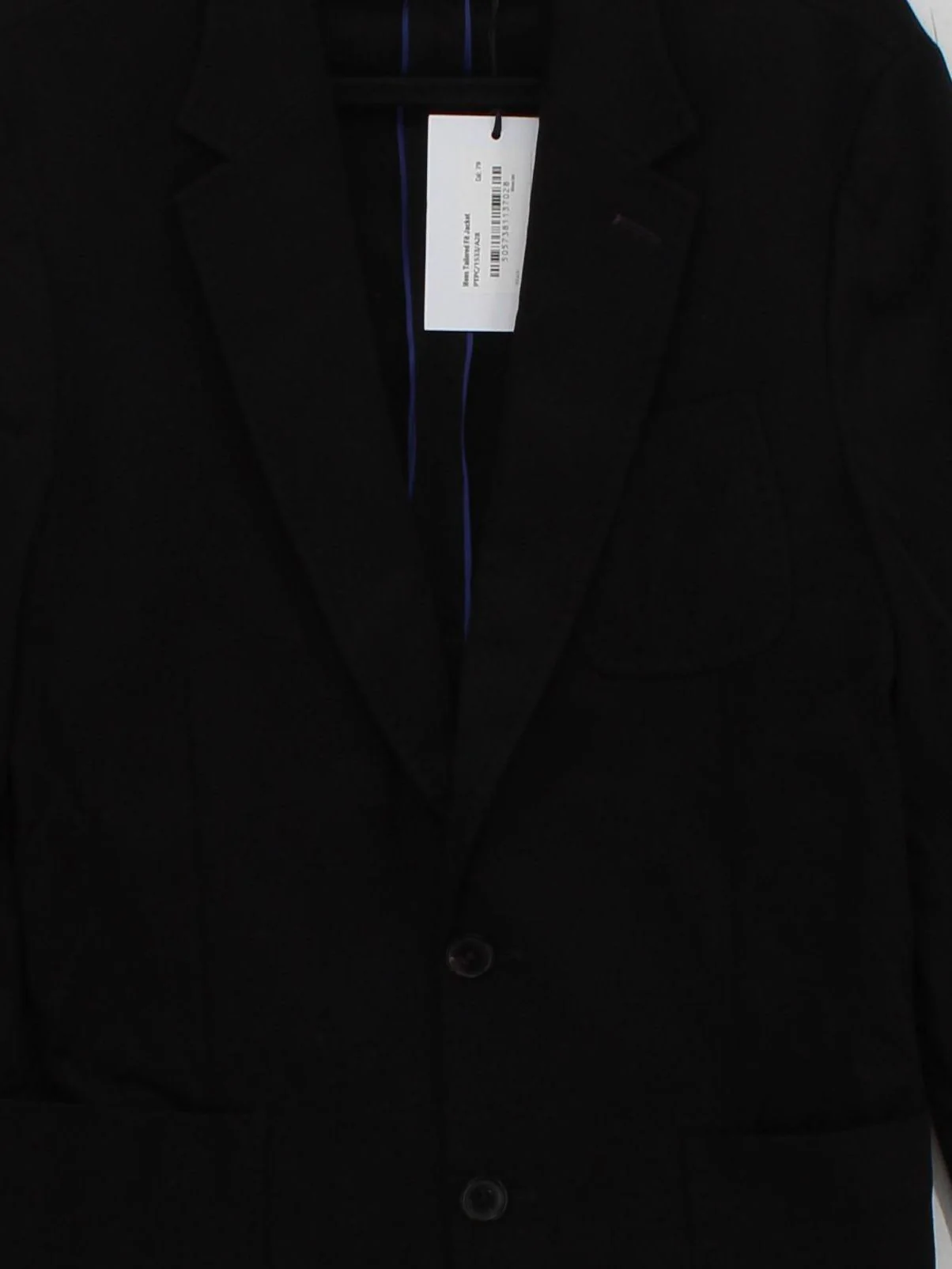 Paul Smith Men's Blazer Chest: 38 in Black Cotton New with tags - Image 3