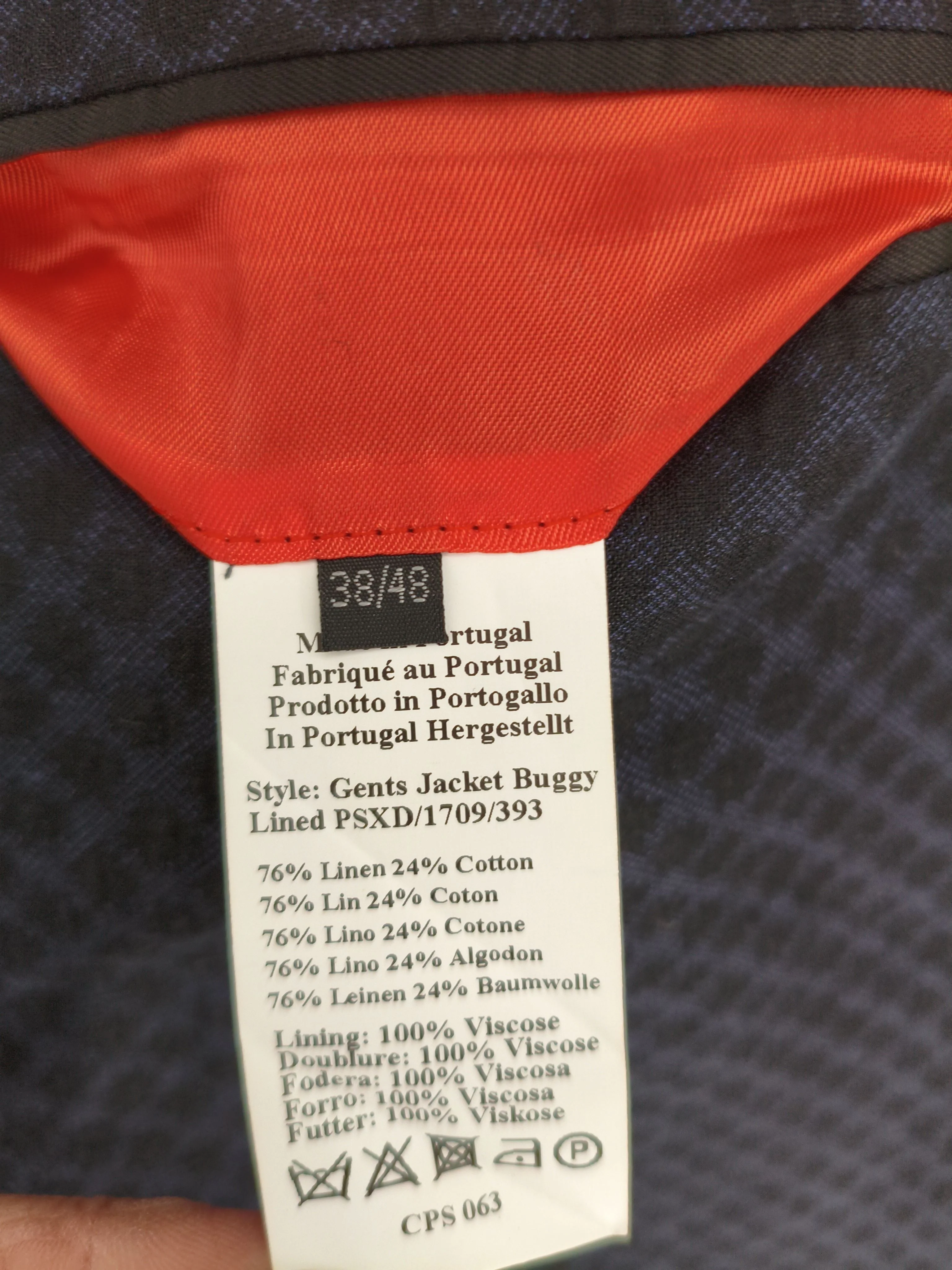 Paul Smith Men's Blazer Chest: 38 in Black Linen New with tags - Image 6