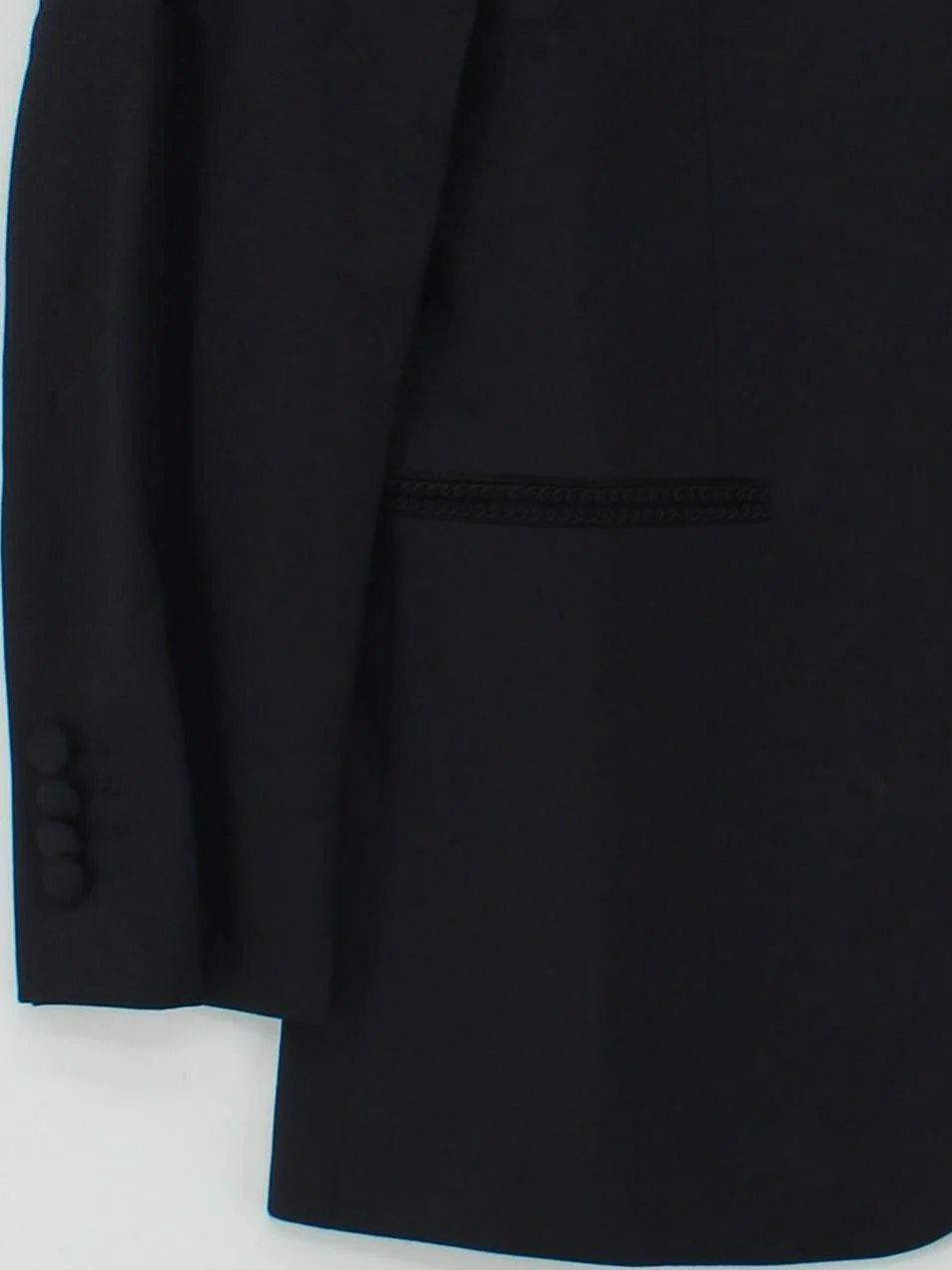 Paul Smith Men's Blazer Chest: 38 in Black Other with Viscose Overcoat - Image 4