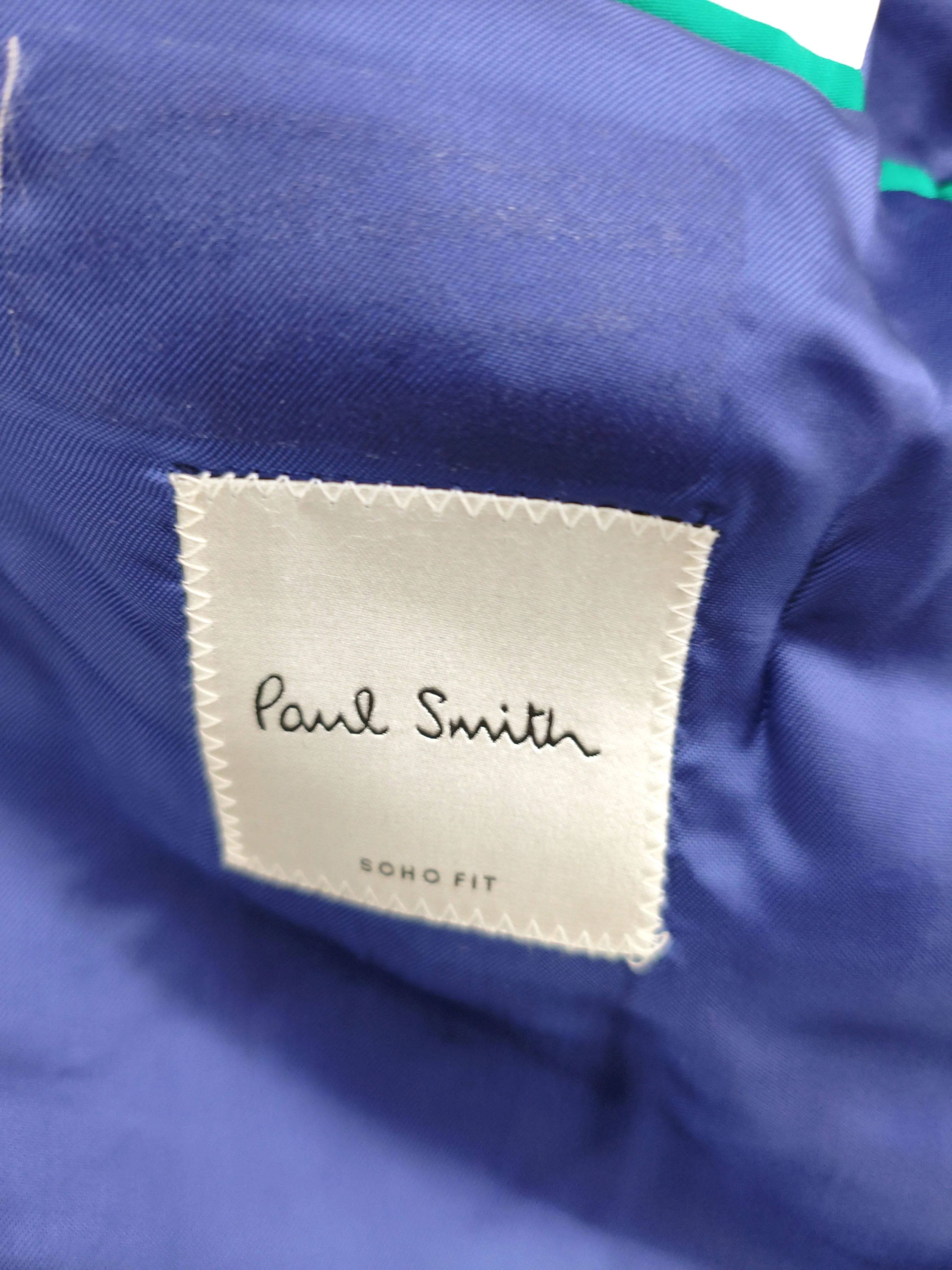 Paul Smith Men's Blazer Chest: 38 in Black Other with Viscose Overcoat - Image 6