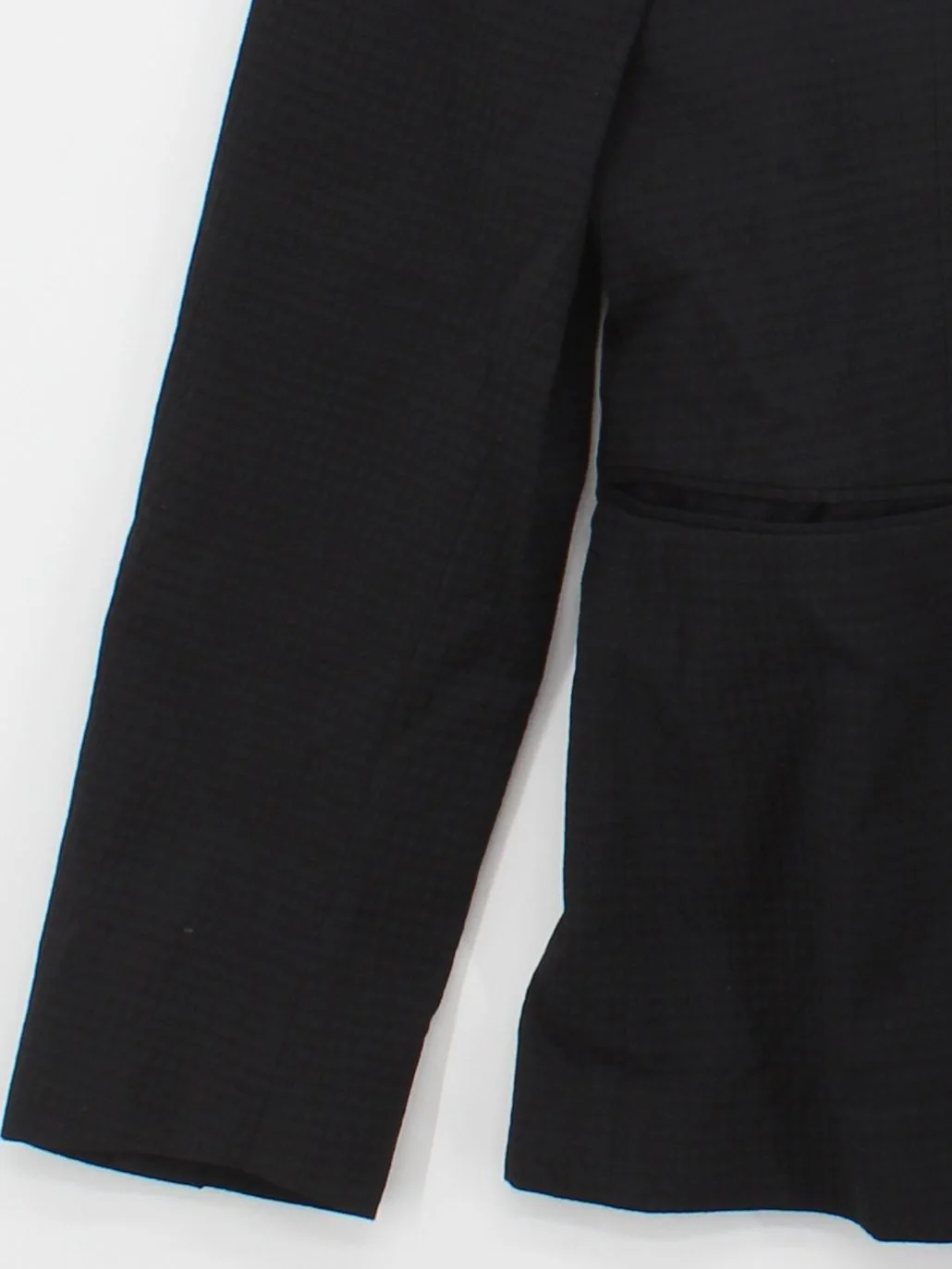 Paul Smith Men's Blazer Chest: 38 in Black Wool with Elastane, Viscose Overcoat - Image 4