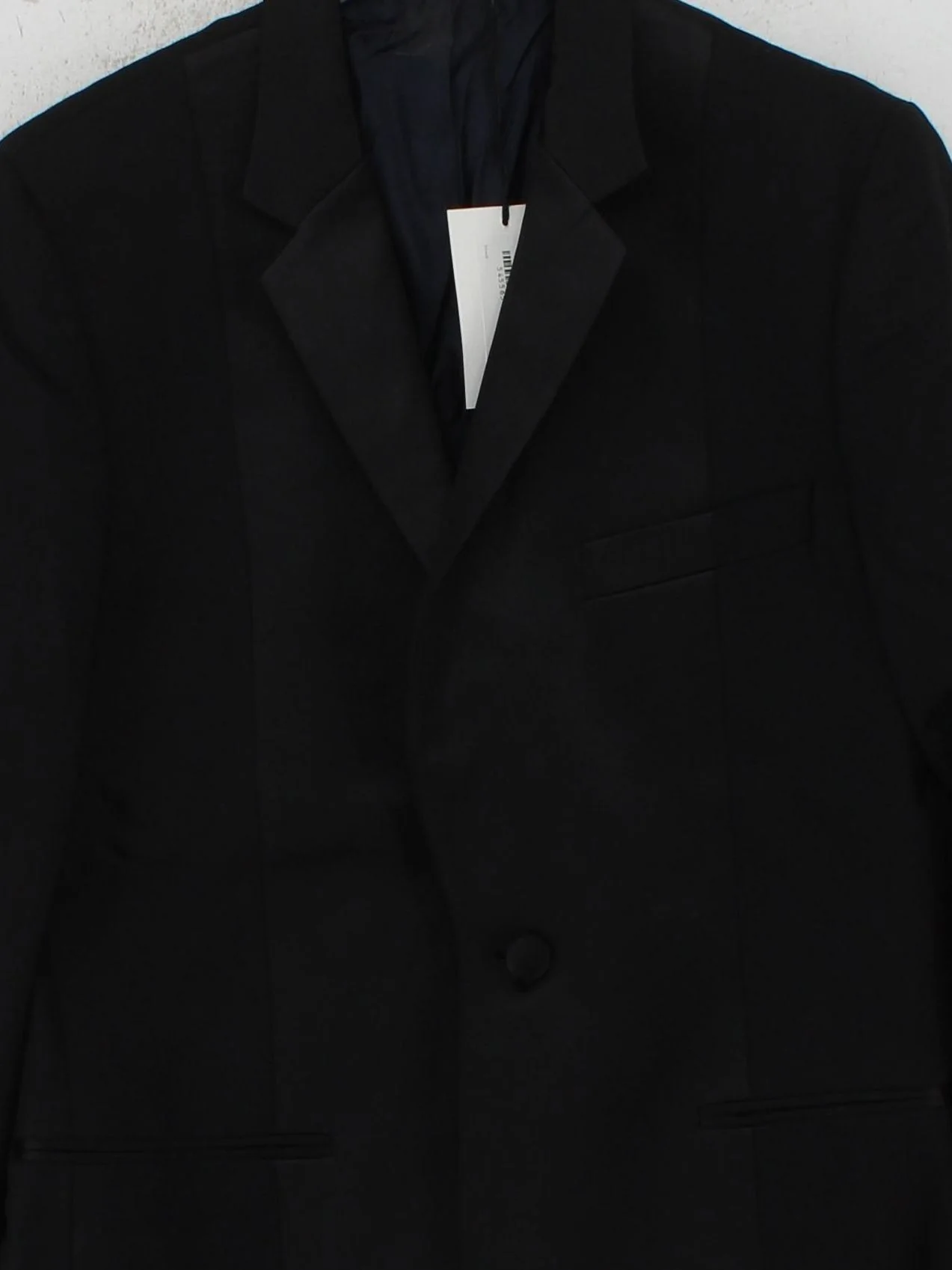 Paul Smith Men's Blazer Chest: 38 in Black Wool with Viscose Overcoat - Image 3