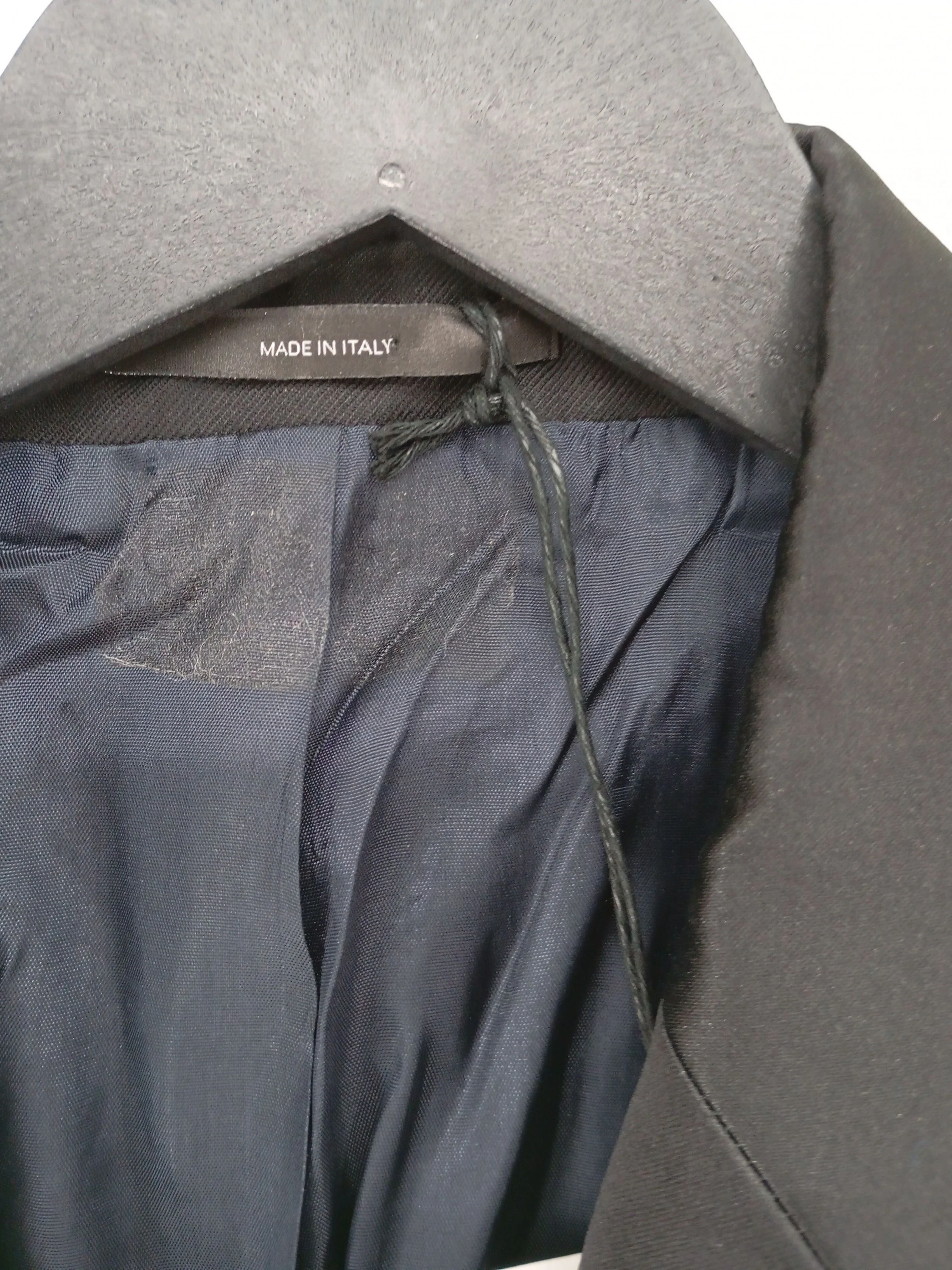 Paul Smith Men's Blazer Chest: 38 in Black Wool with Viscose Overcoat - Image 5