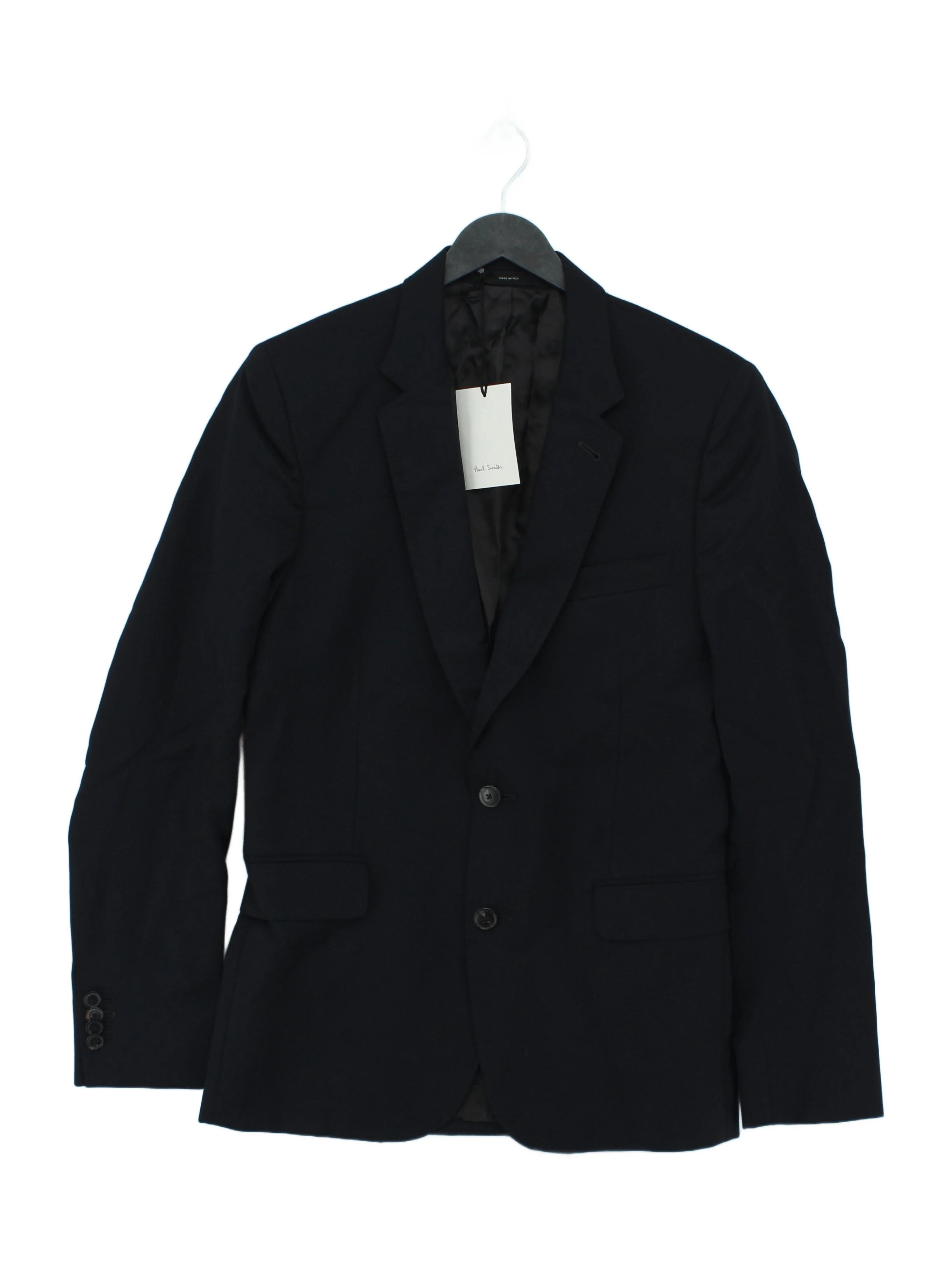 Paul Smith Men's Blazer Chest: 38 in Blue 100% Wool Overcoat New with tags