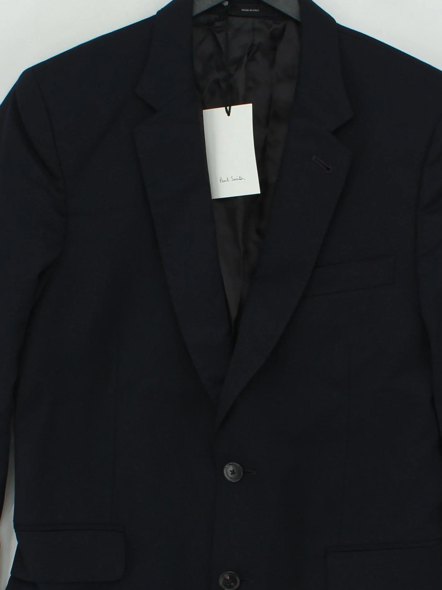 Paul Smith Men's Blazer Chest: 38 in Blue 100% Wool Overcoat New with tags - Image 3
