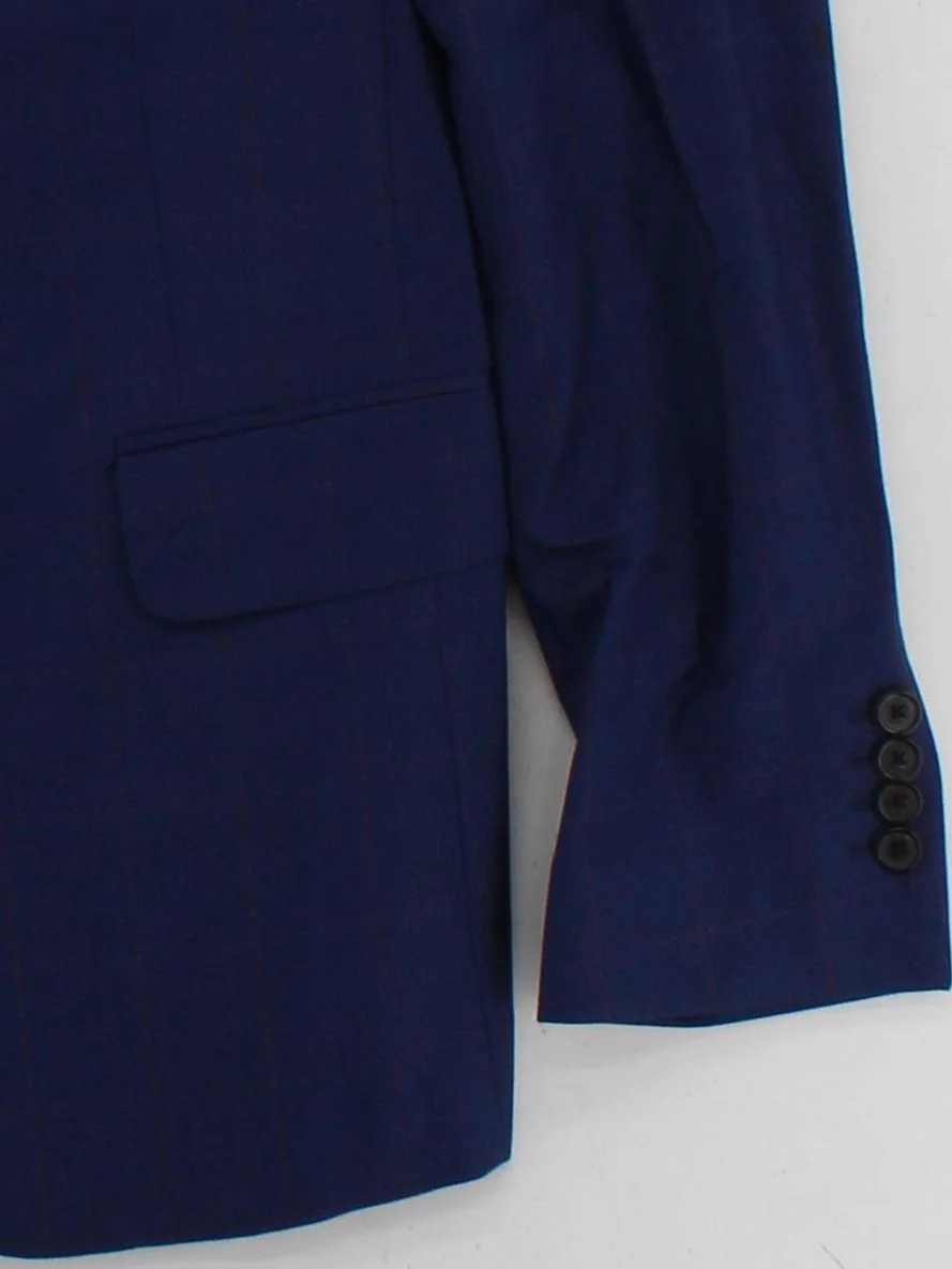 Paul Smith Men's Blazer Chest: 38 in Blue 100% Wool Overcoat New with tags - Image 3