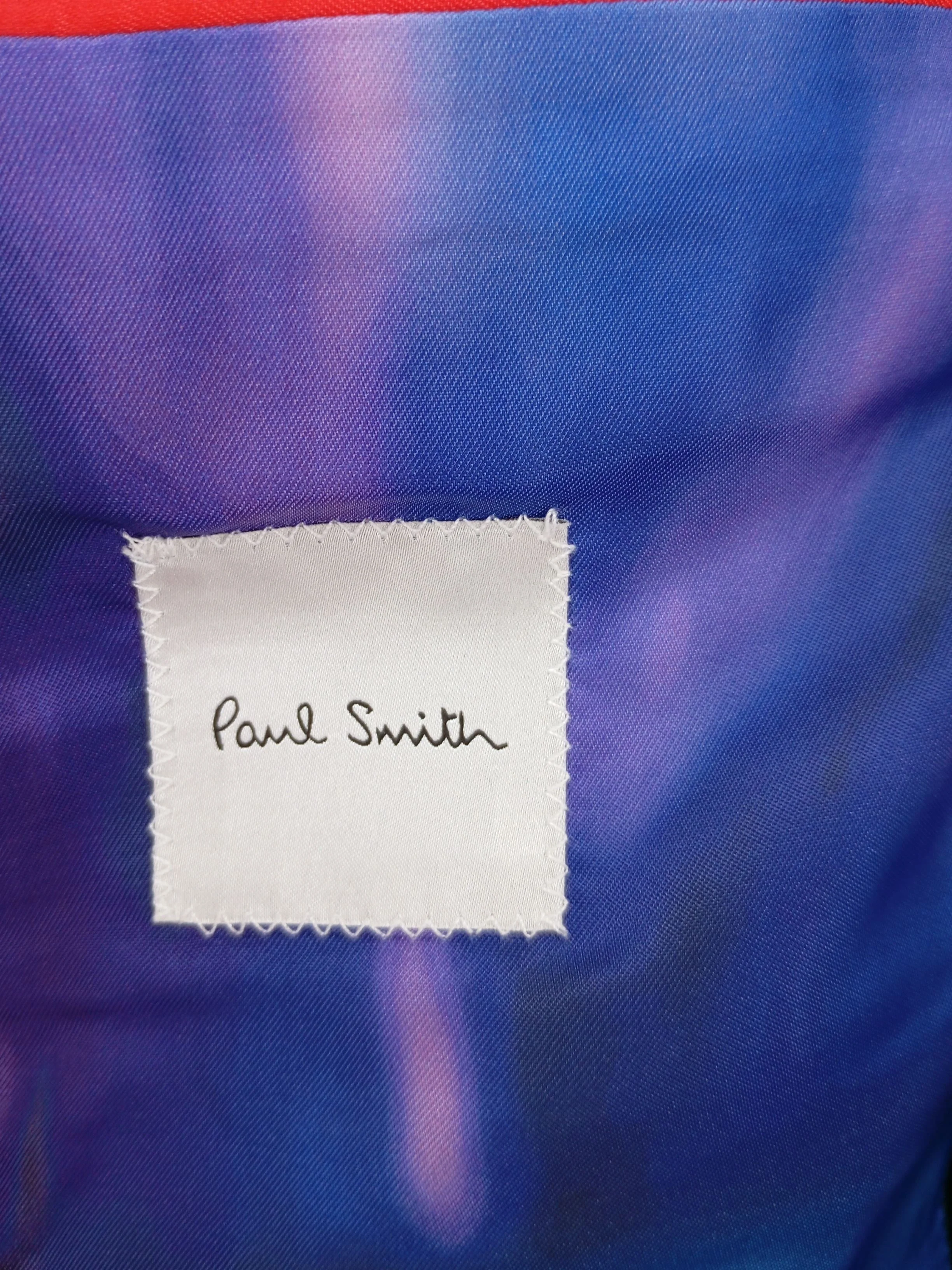 Paul Smith Men's Blazer Chest: 38 in Blue 100% Wool Overcoat New with tags - Image 4