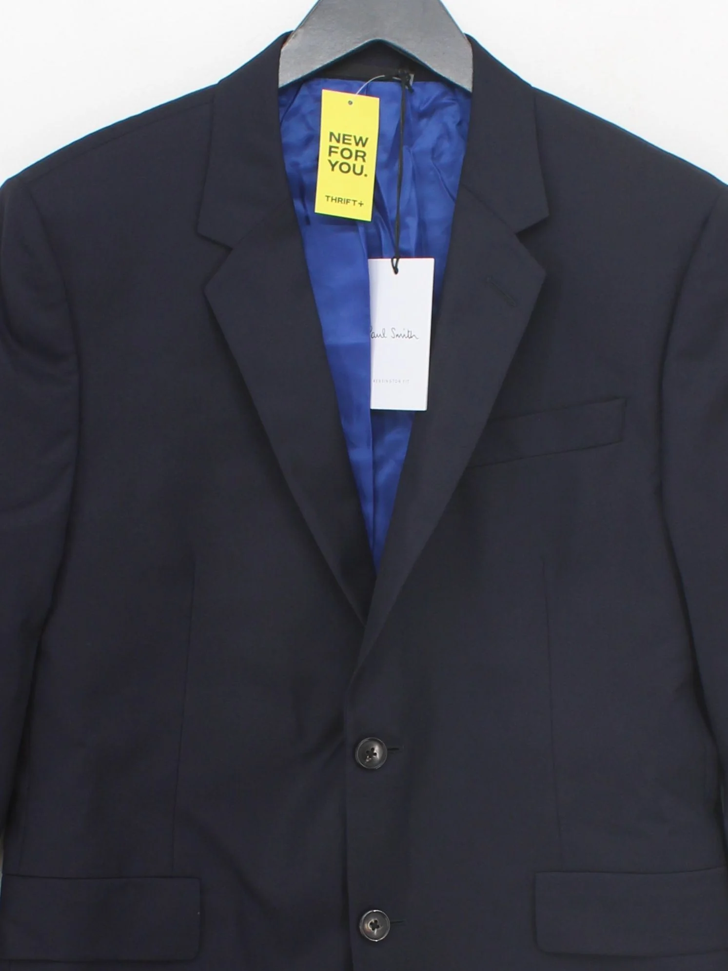 Paul Smith Men's Blazer Chest: 38 in Blue 100% Wool Overcoat New with tags - Image 3