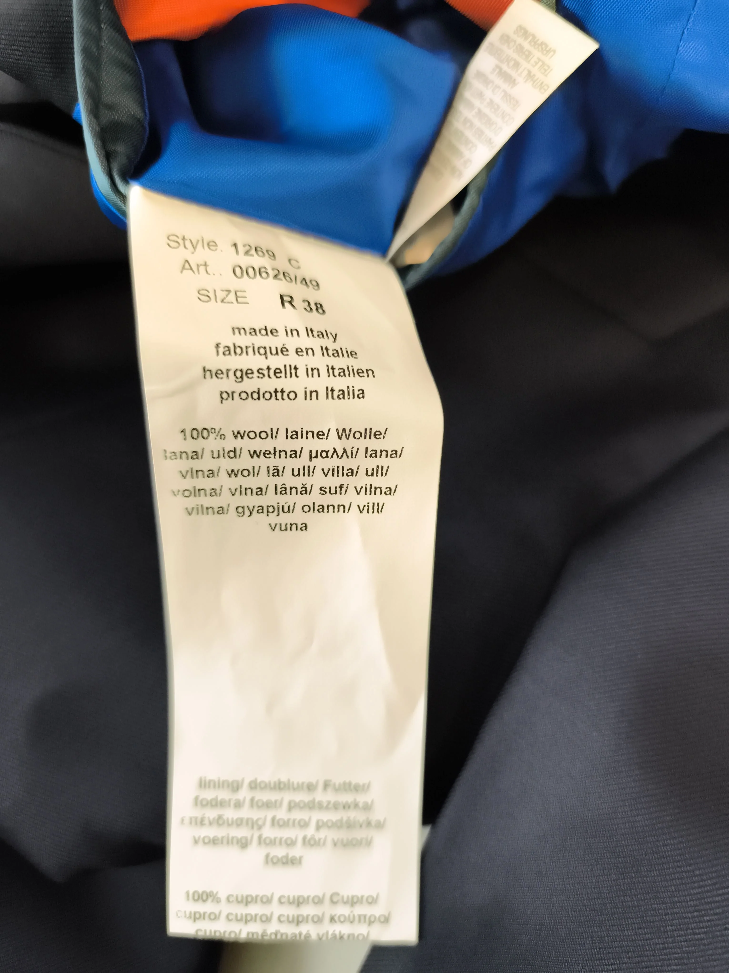 Paul Smith Men's Blazer Chest: 38 in Blue 100% Wool Overcoat New with tags - Image 6