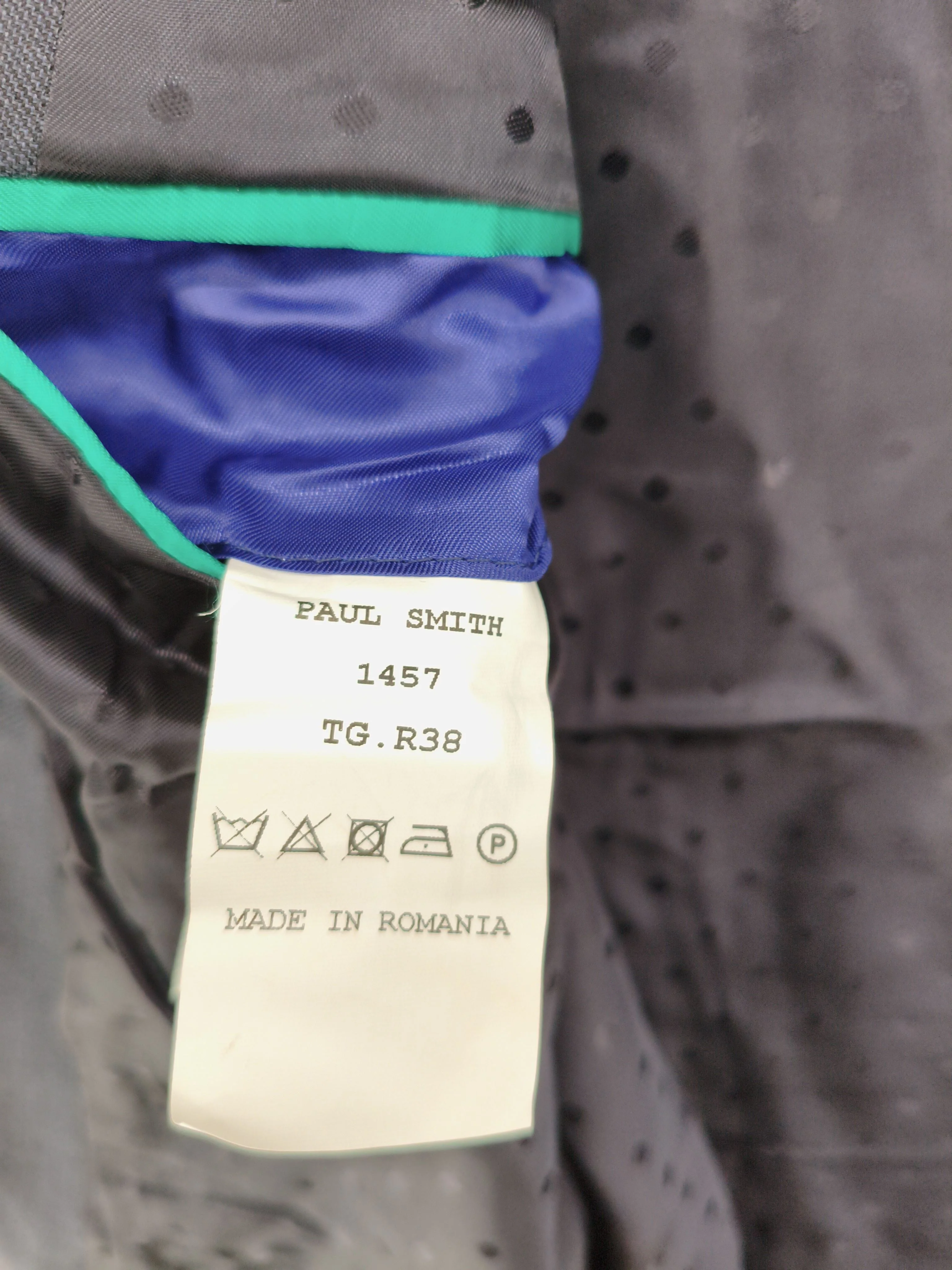 Paul Smith Men's Blazer Chest: 38 in Blue 100% Wool Overcoat New with tags - Image 6