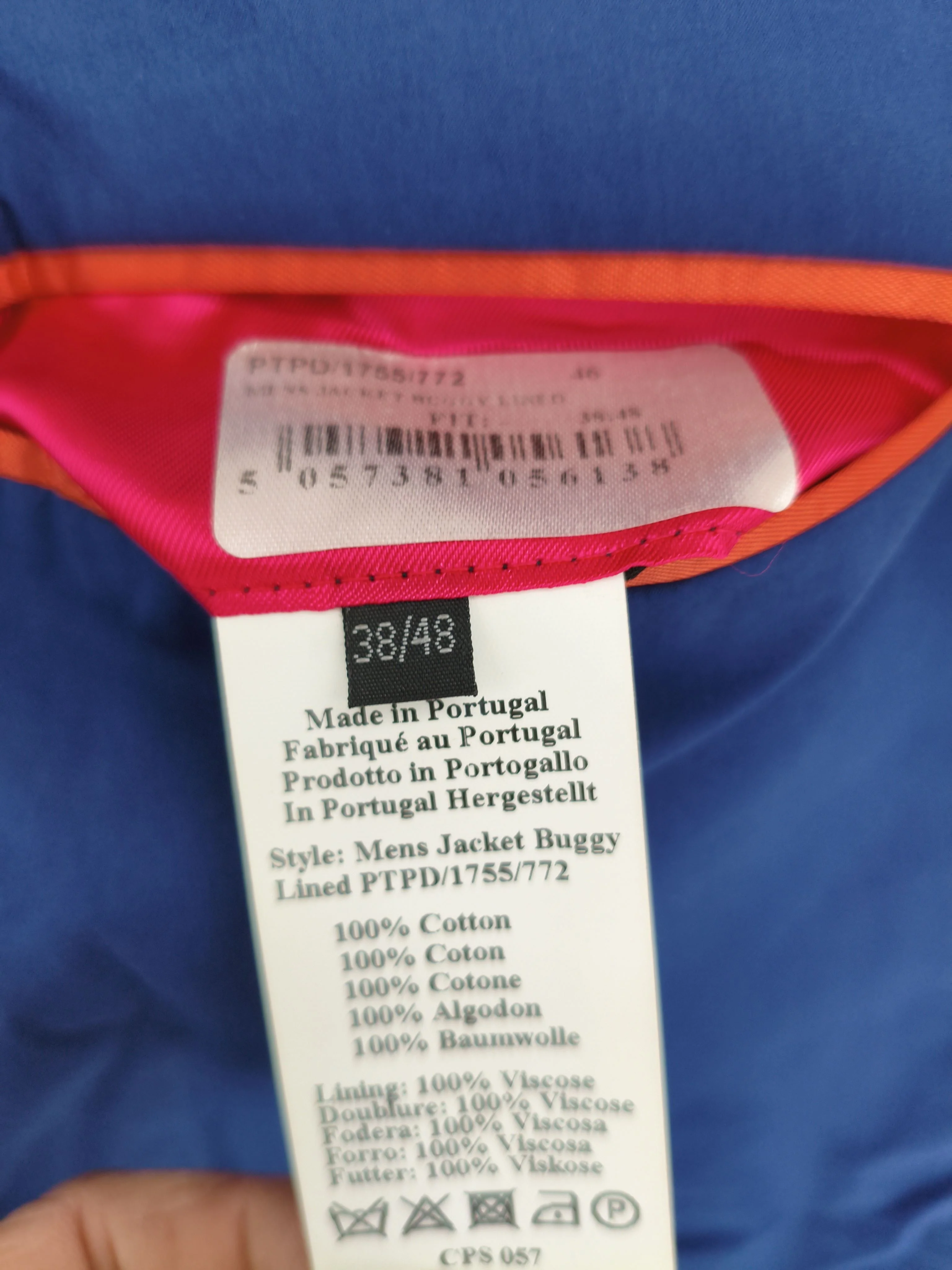 Paul Smith Men's Blazer Chest: 38 in Blue Cotton New with tags - Image 6