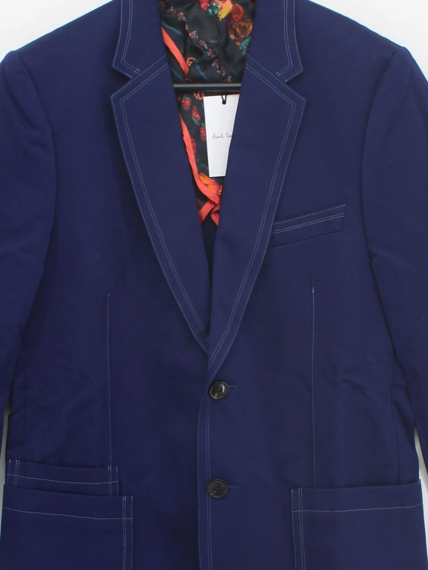 Paul Smith Men's Blazer Chest: 38 in Blue Cotton New with tags - Image 3