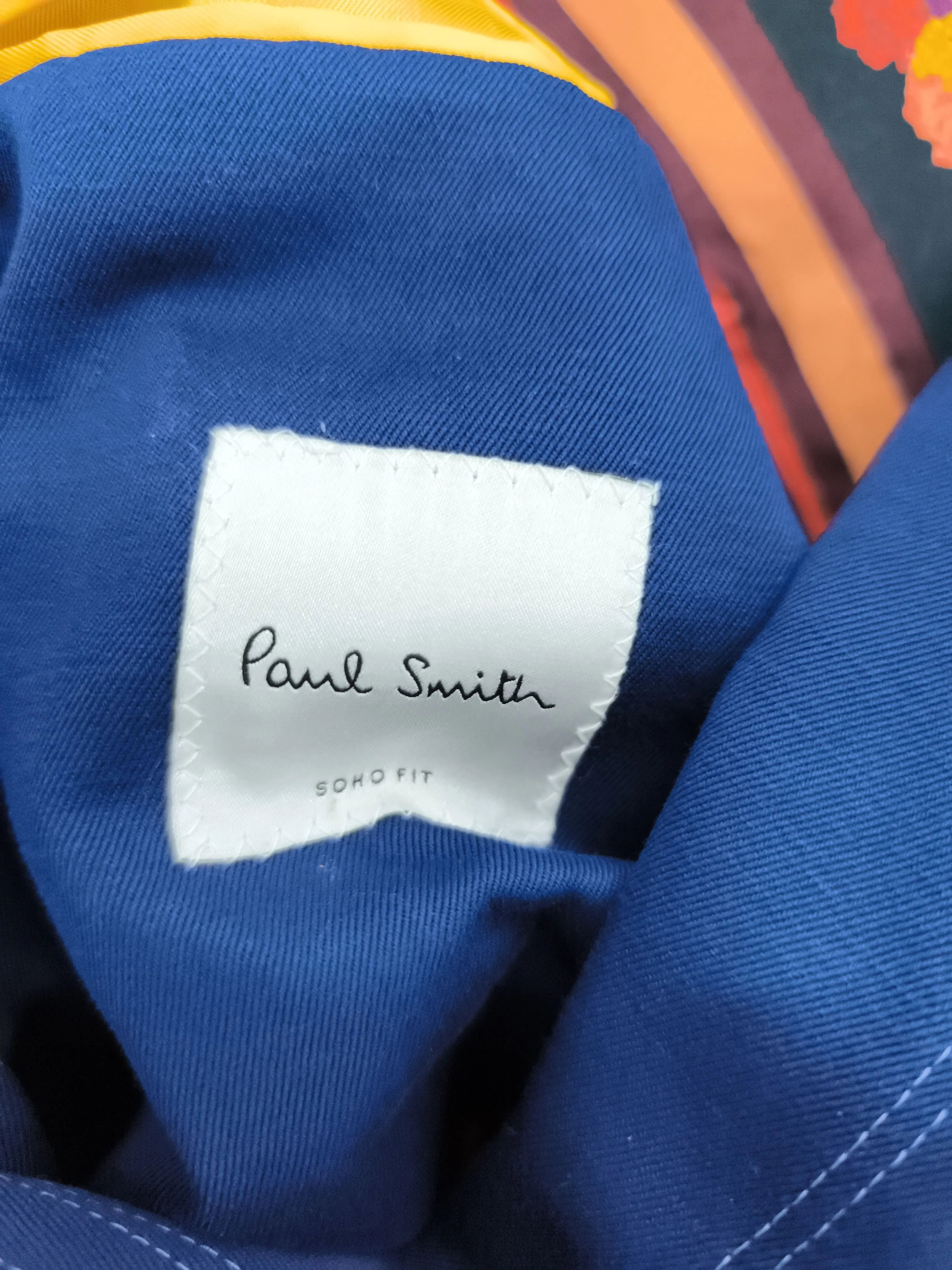 Paul Smith Men's Blazer Chest: 38 in Blue Cotton New with tags - Image 5