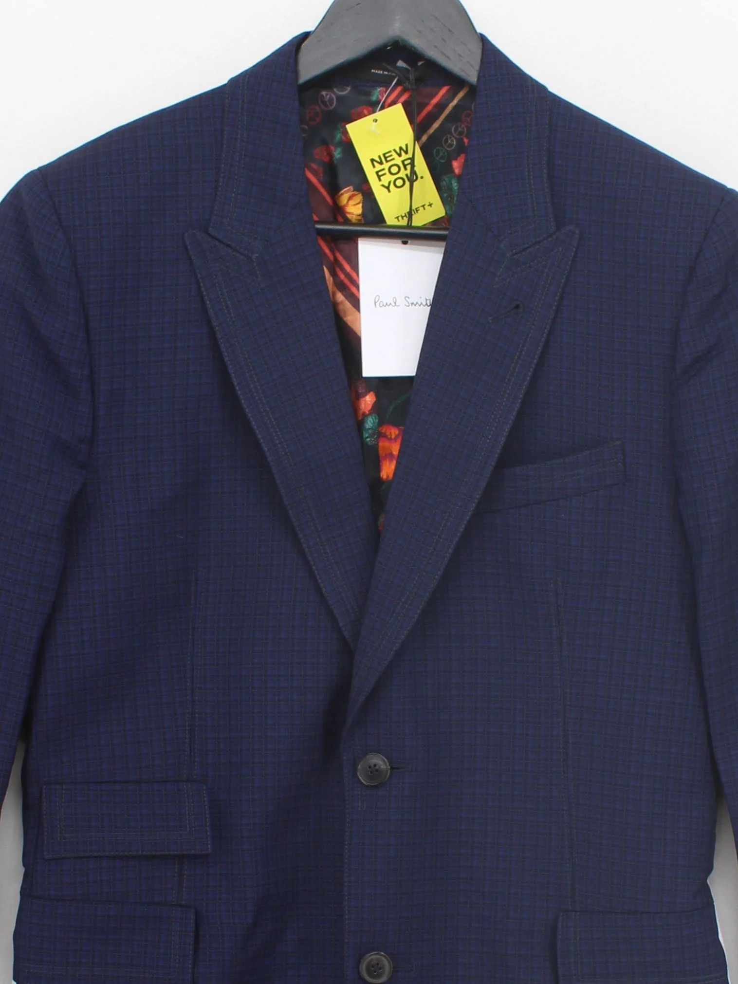 Paul Smith Men's Blazer Chest: 38 in Blue Wool New with tags - Image 3