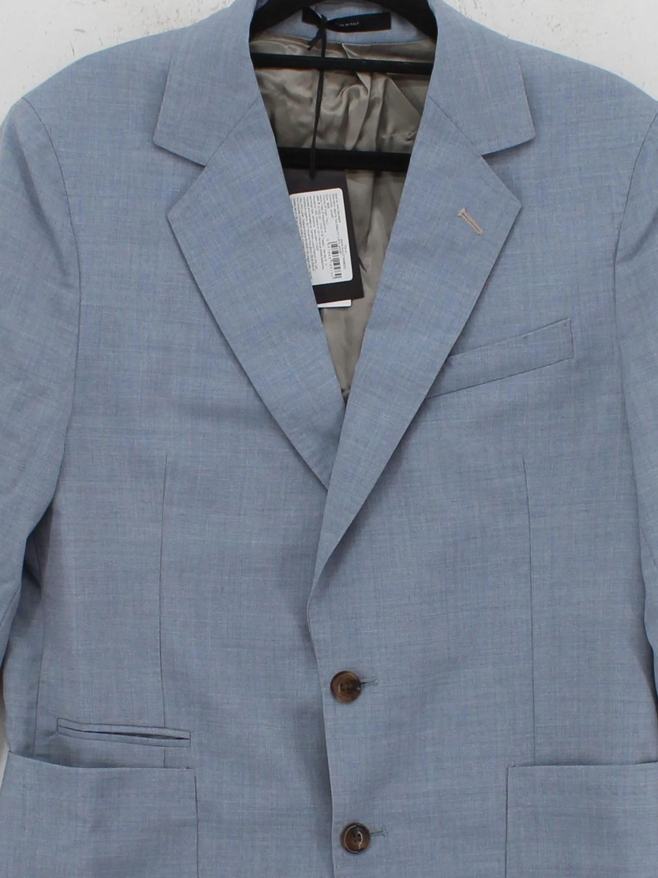 Paul Smith Men's Blazer Chest: 38 in Blue Wool with Other Overcoat New with tags - Image 3