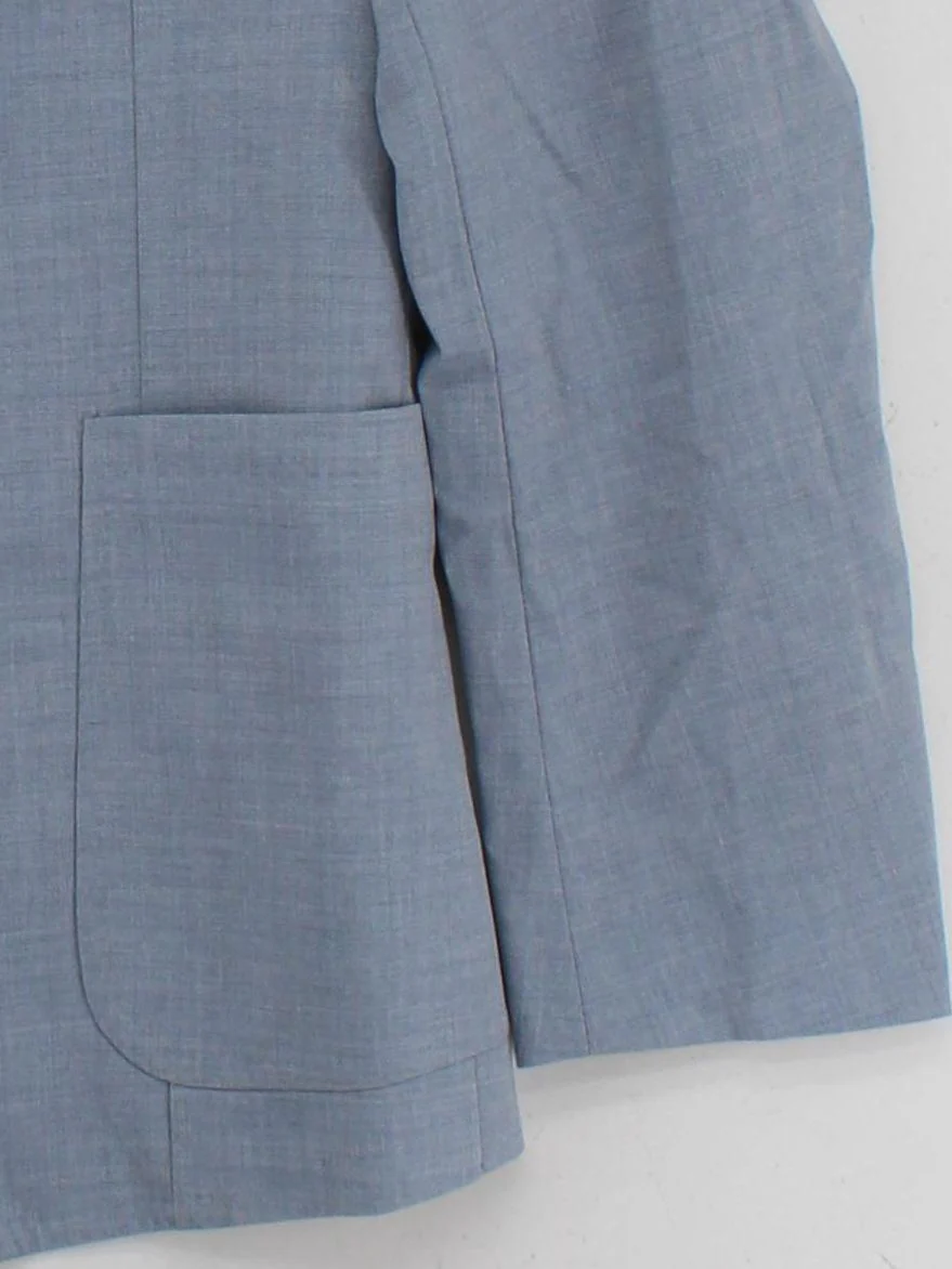 Paul Smith Men's Blazer Chest: 38 in Blue Wool with Other Overcoat New with tags - Image 4