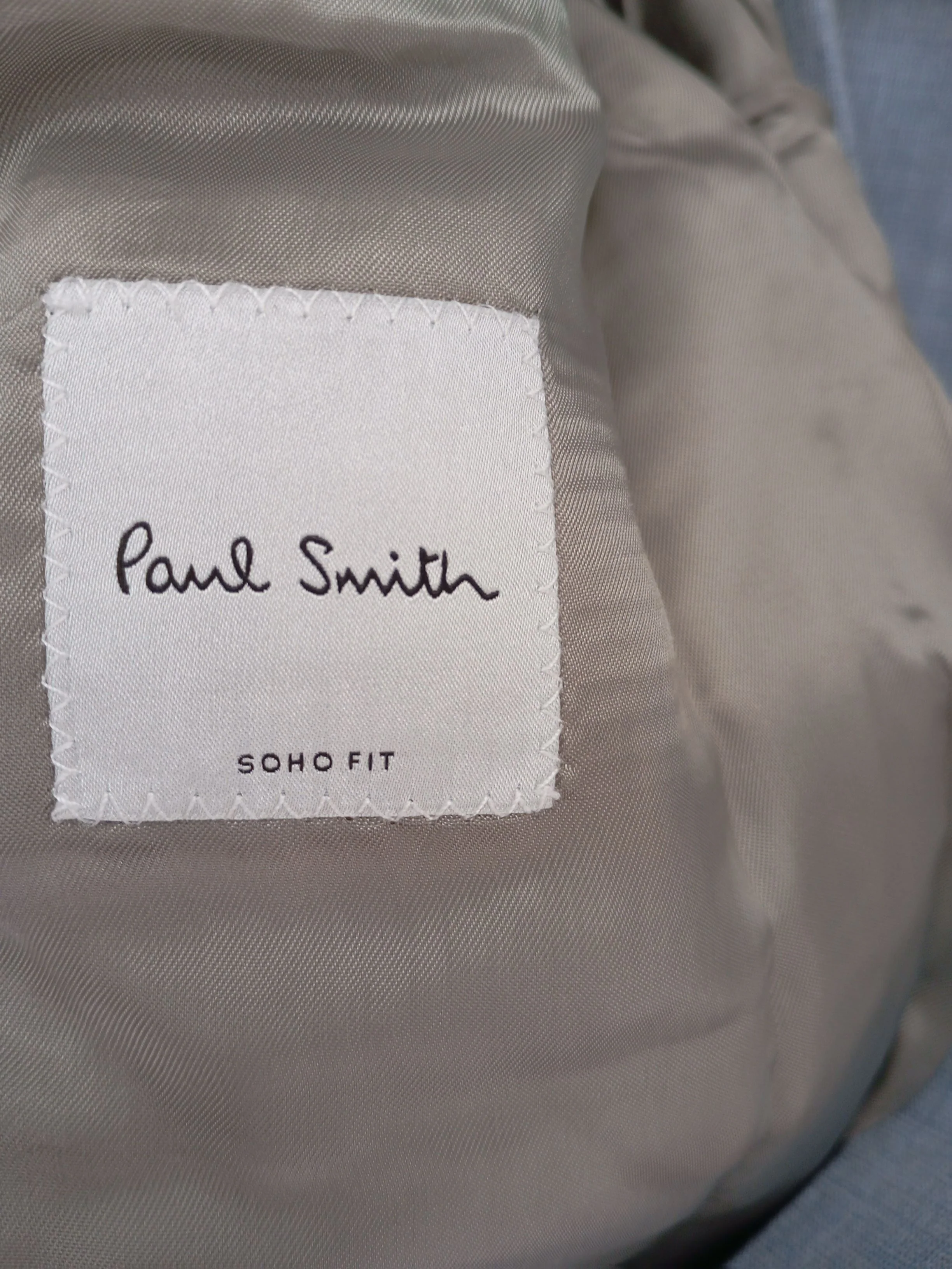 Paul Smith Men's Blazer Chest: 38 in Blue Wool with Other Overcoat New with tags - Image 5