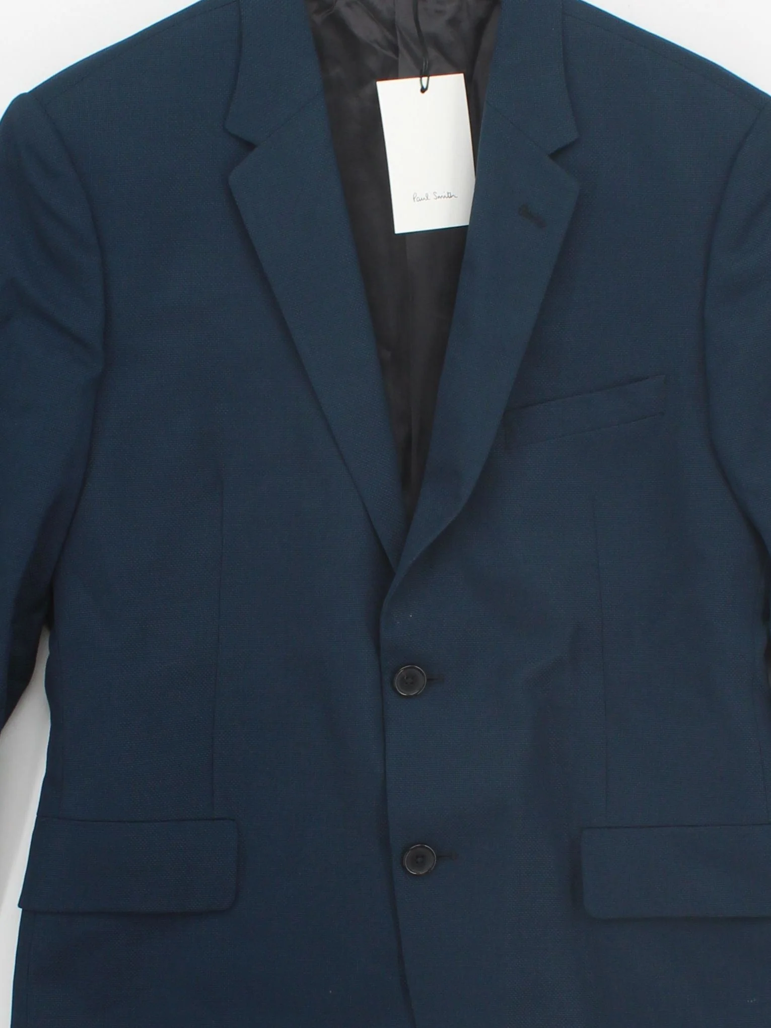 Paul Smith Men's Blazer Chest: 38 in Blue Wool with Other Overcoat New with tags - Image 3