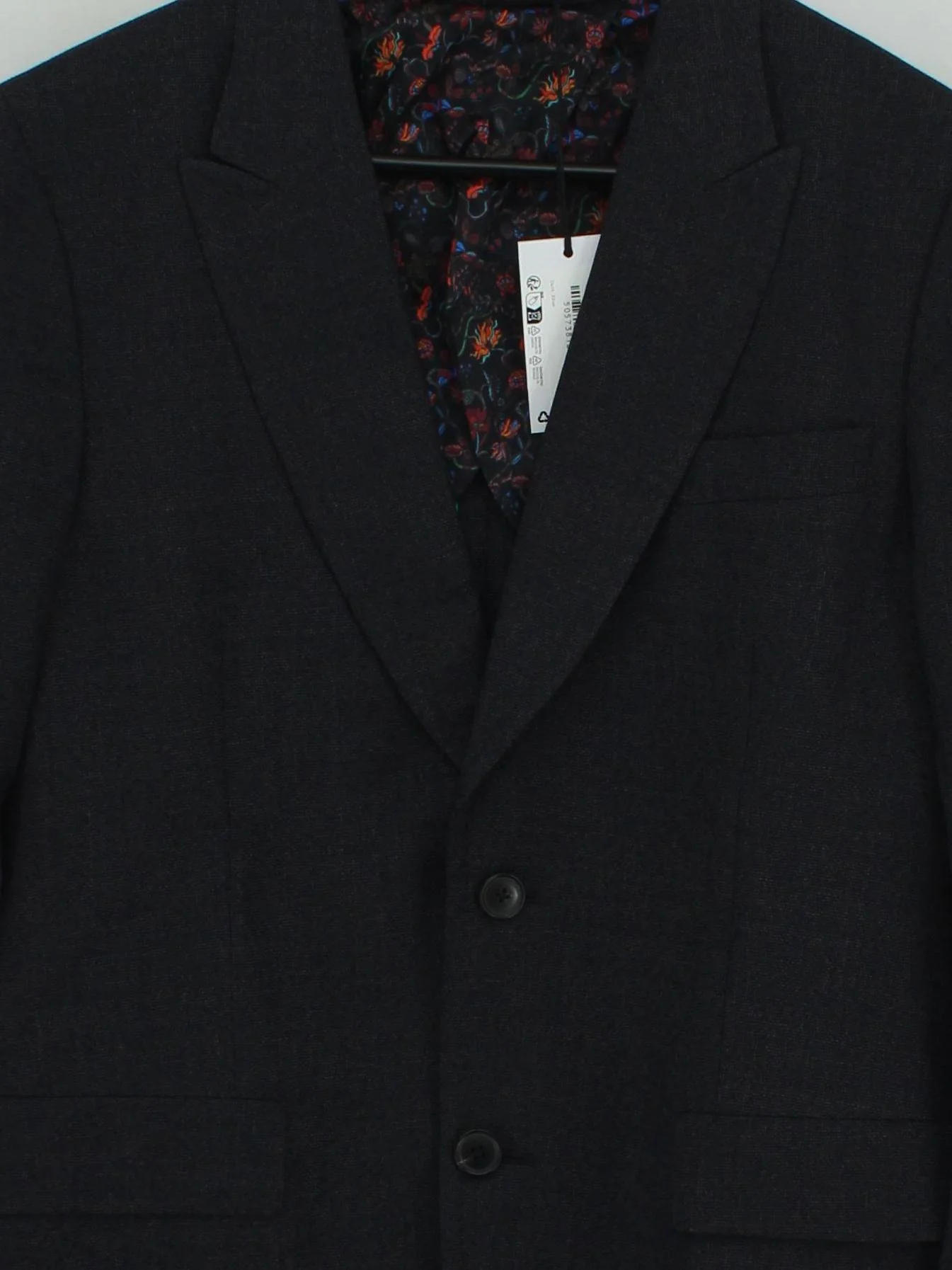 Paul Smith Men's Blazer Chest: 38 in Blue Wool with Other Overcoat New with tags - Image 3