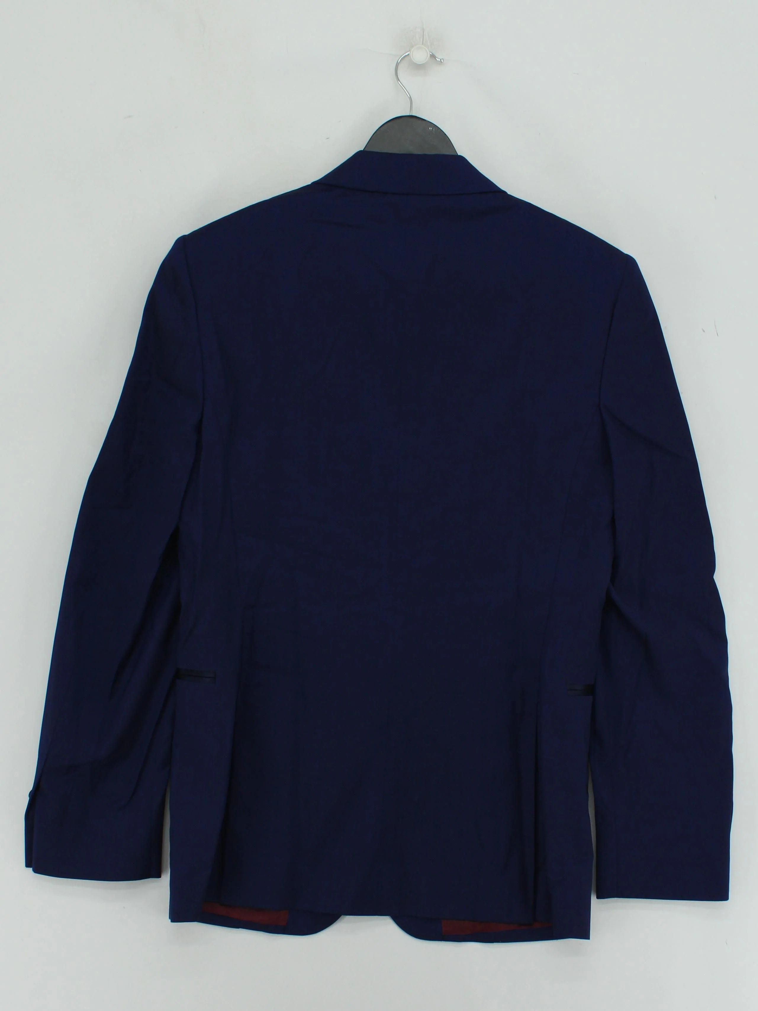 Paul Smith Men's Blazer Chest: 38 in Blue Wool with Rayon Overcoat - Image 2