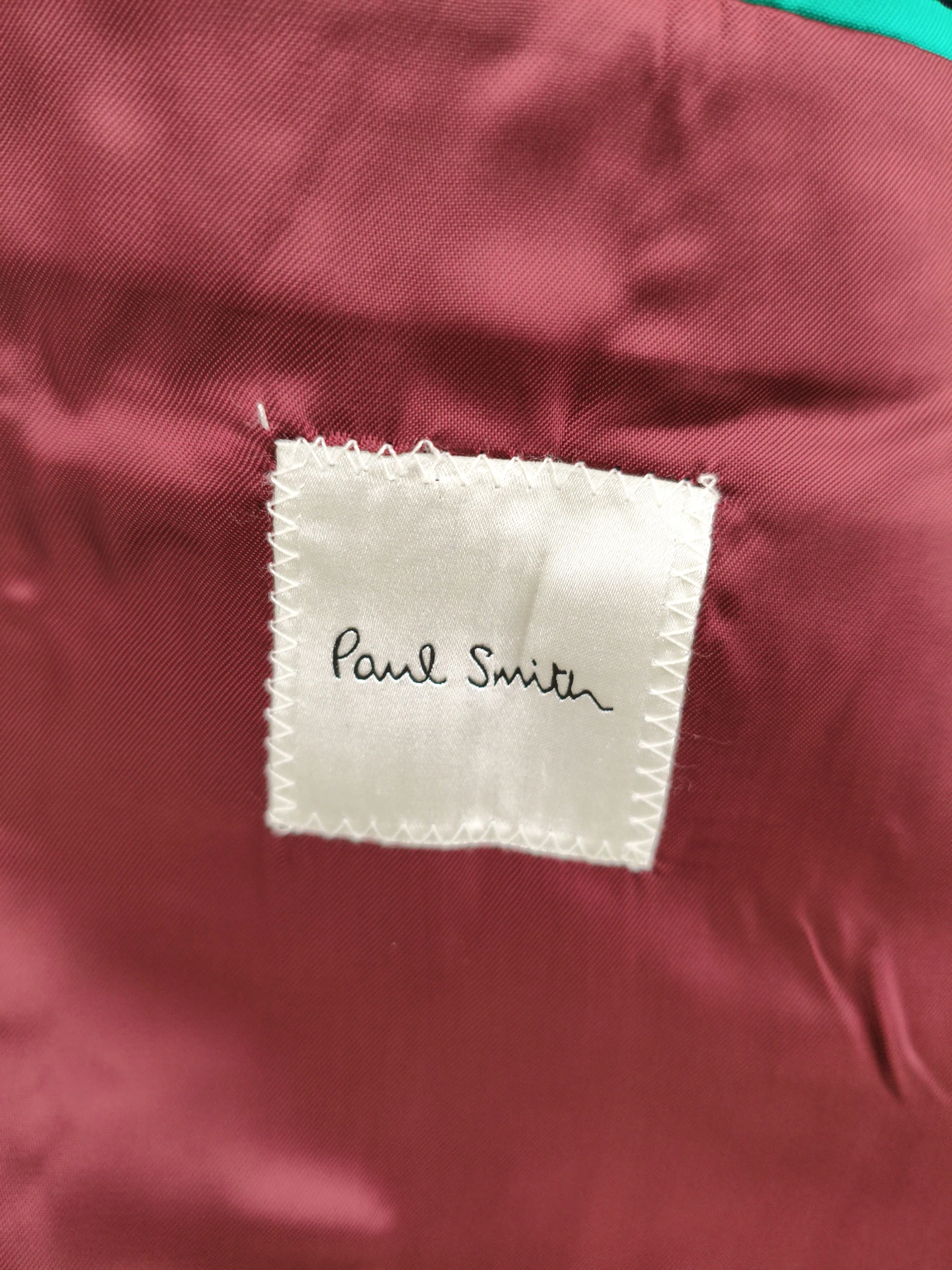 Paul Smith Men's Blazer Chest: 38 in Blue Wool with Rayon Overcoat - Image 7