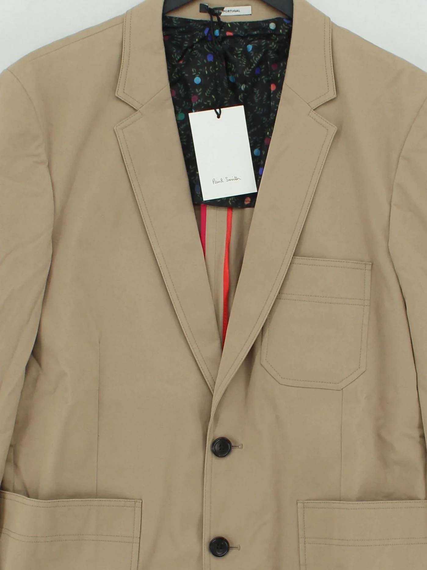 Paul Smith Men's Blazer Chest: 38 in Brown Cotton - Image 3