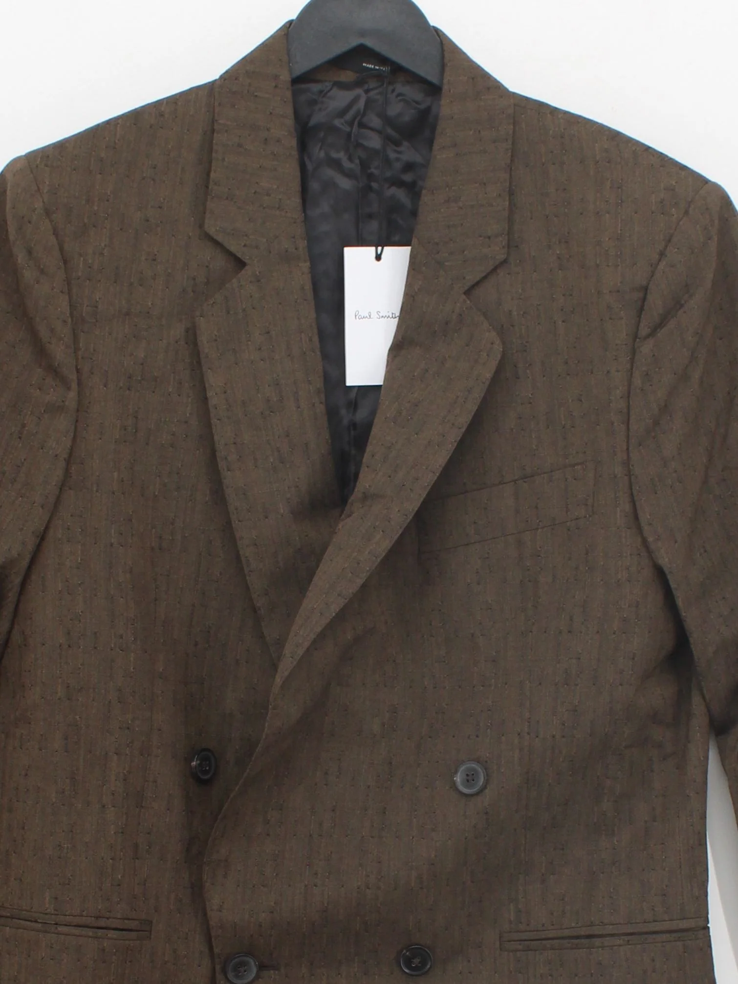 Paul Smith Men's Blazer Chest: 38 in Brown Wool New with tags - Image 3
